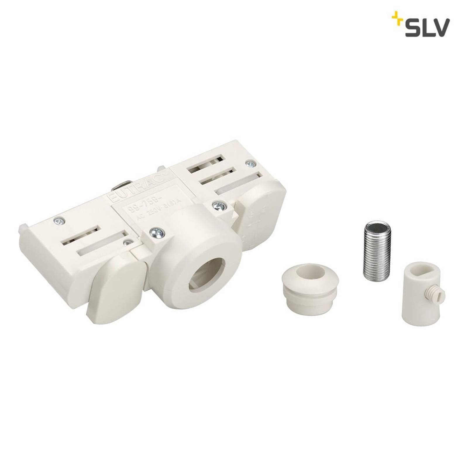 EUTRAC 3-Phasen Stromschienenadapter, verkehrsweiss inkl. Montagezubeh�r