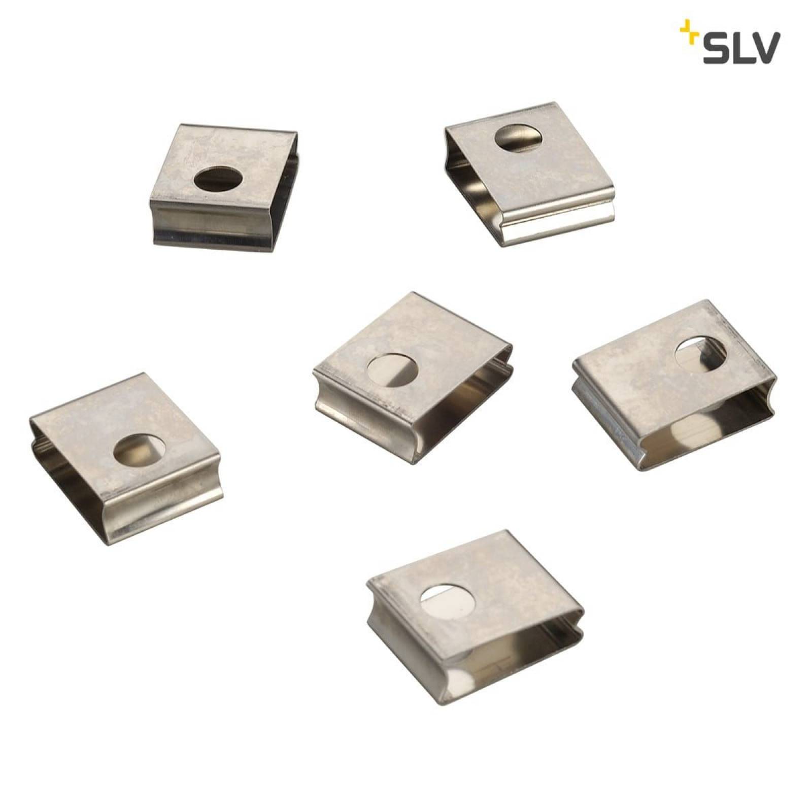 EUTRAC Federclip f�r 3 Phasen Einbauschiene, wei� ( 6er Pack )