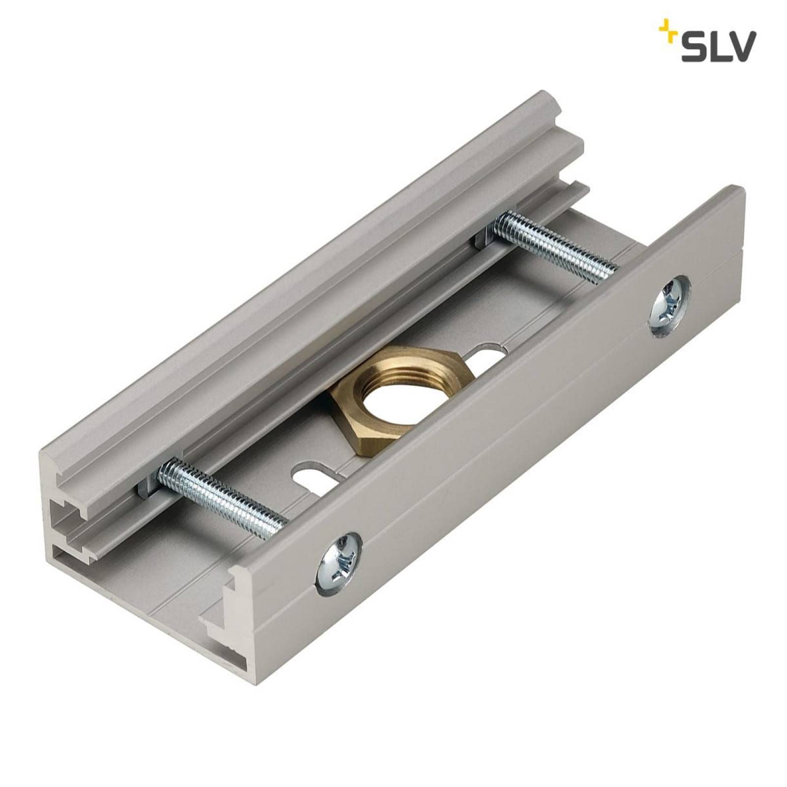EUTRAC Sto�stellenverbinder f�r 3-Phasenschiene, silbergrau