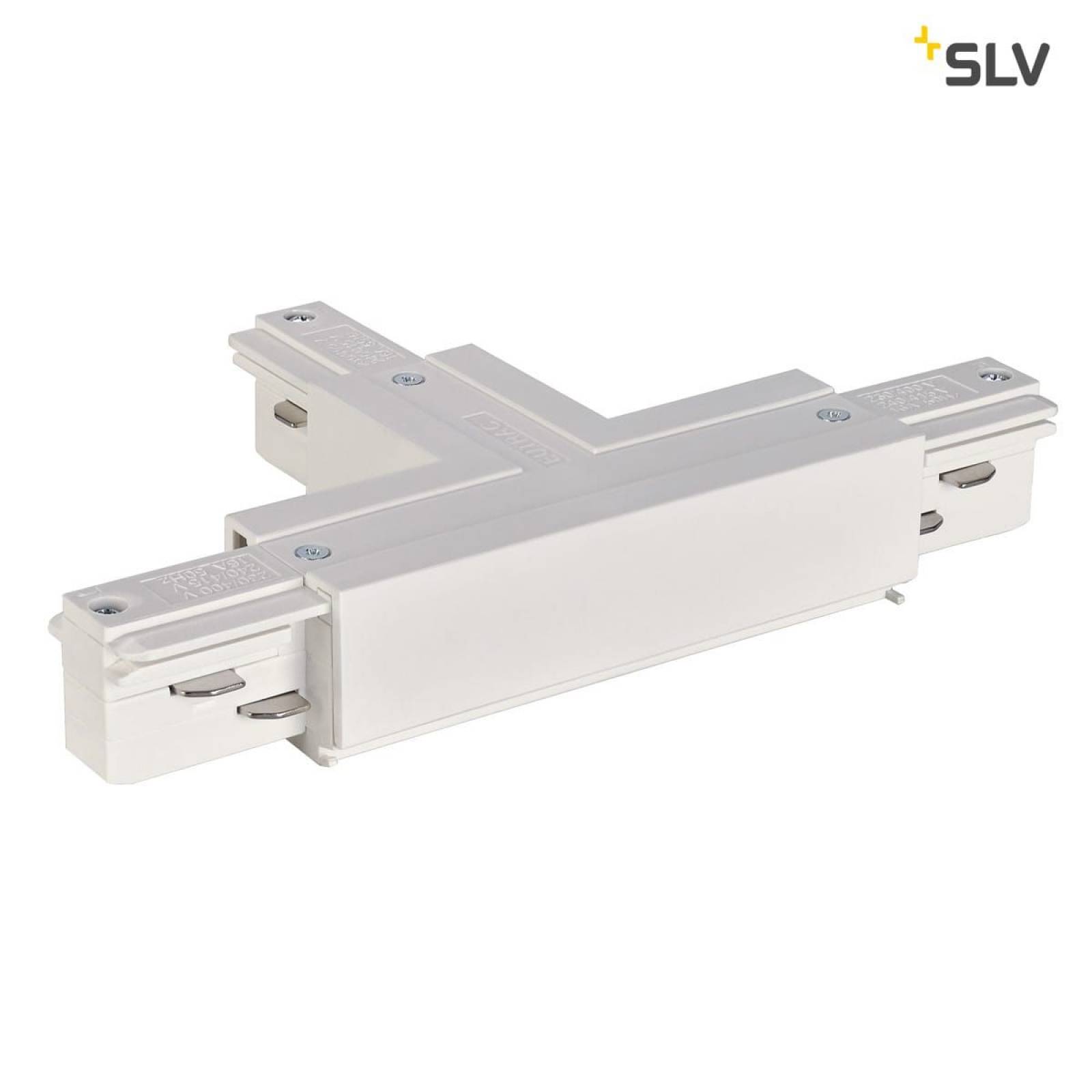 EUTRAC T-Verbinder Erde au�en links, verkehrsweiss 555 1 1215 6