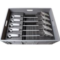 Schaumeinlage f�r Transportbox f�r 5 St�ck NOVI 70 LED Displayleuchten