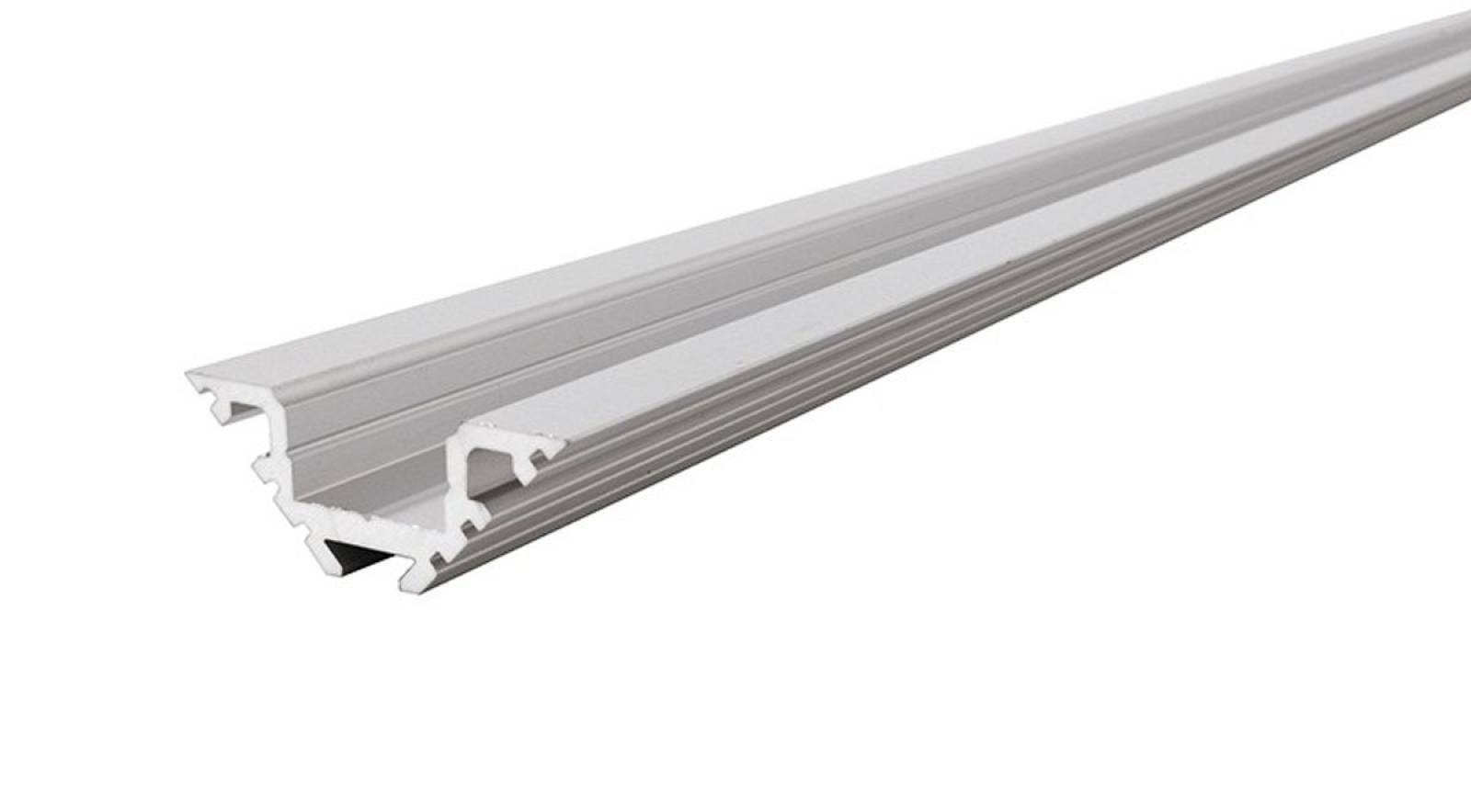 Eck-Profil AV-01-10 Aufbau, 10-11,3mm LED Strips, 2m, silber matt Aluminium
