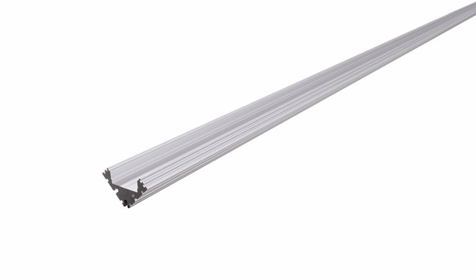 Eck-Profil EV-04-12 f�r 12 - 13,3 mm LED Stripes, Silber-matt, eloxiert, 2000 mm
