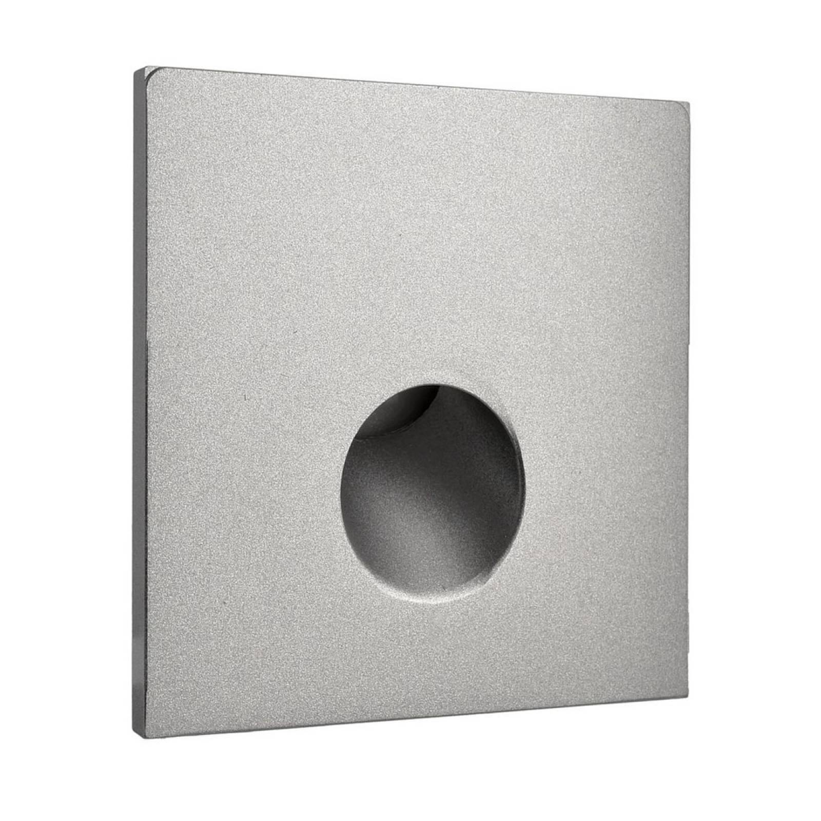 Eckige Abdeckung Auge f�r Alwaid II Wandeinbauleuchte 75x75mm, alu
