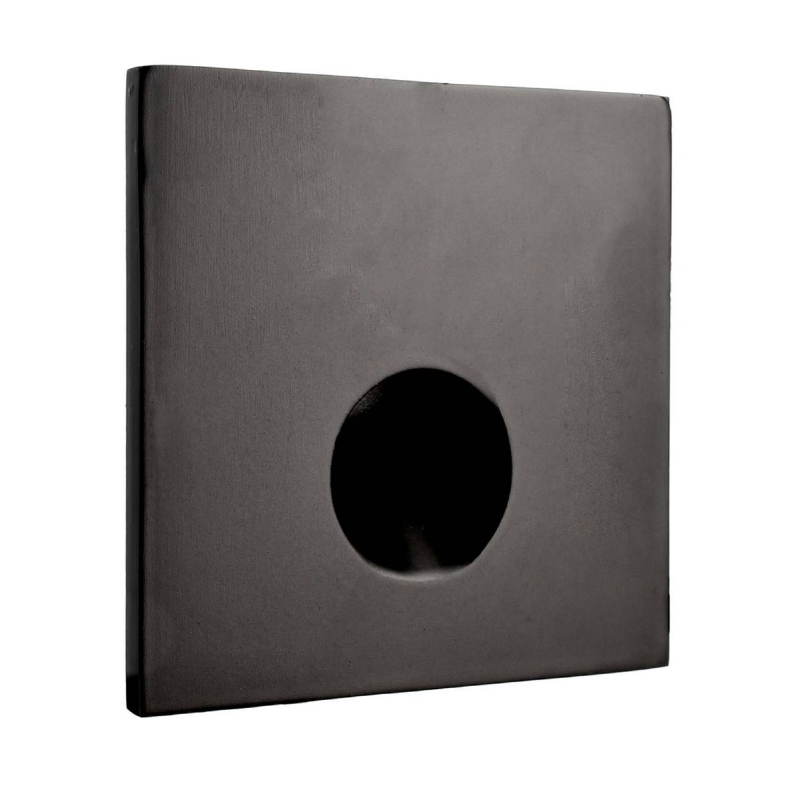 Eckige Abdeckung Auge f�r Alwaid II Wandeinbauleuchte 75x75mm, schwarz
