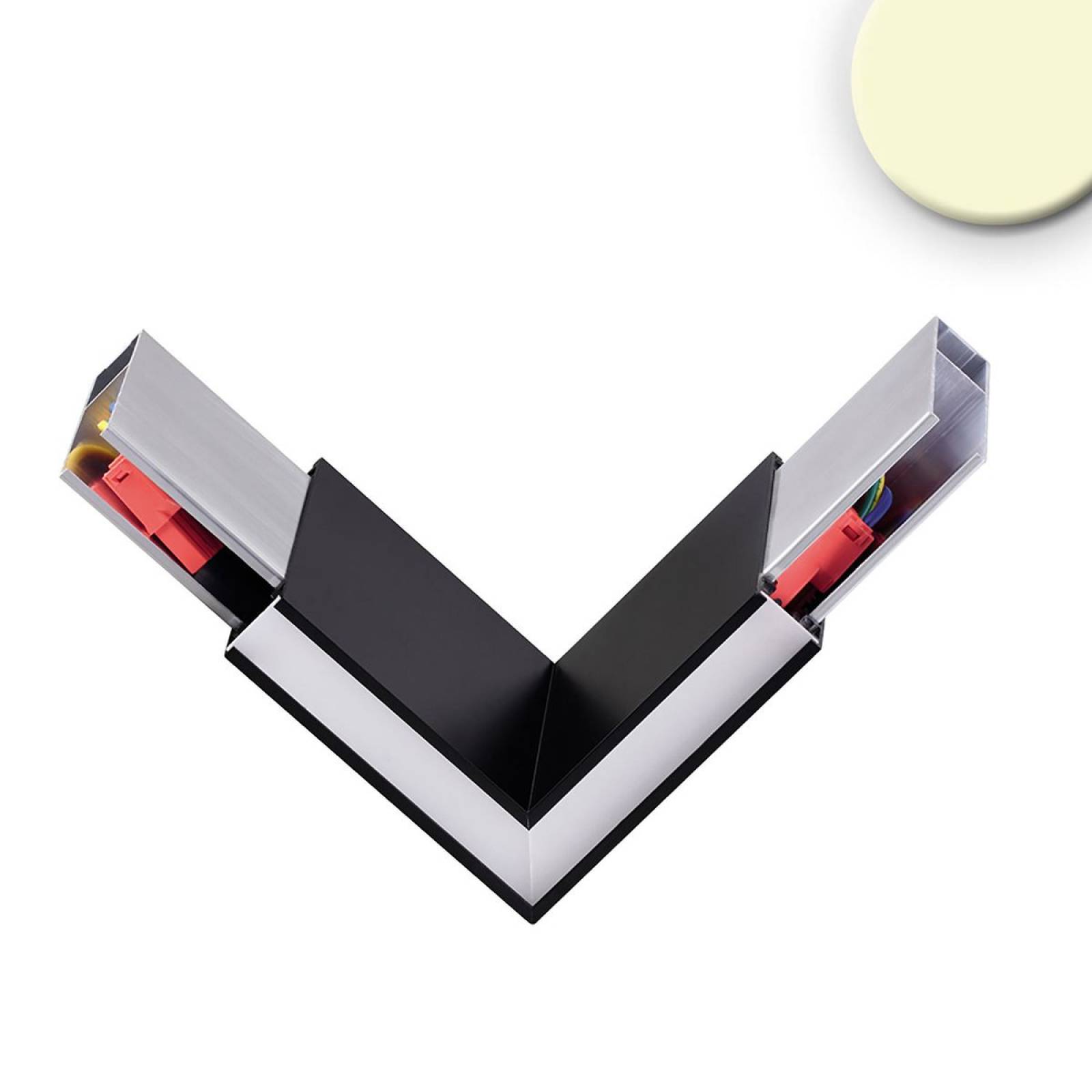 Eckverbinder 90� f�r Pendelleuchte Linear Up+Down, 3W, schwarz