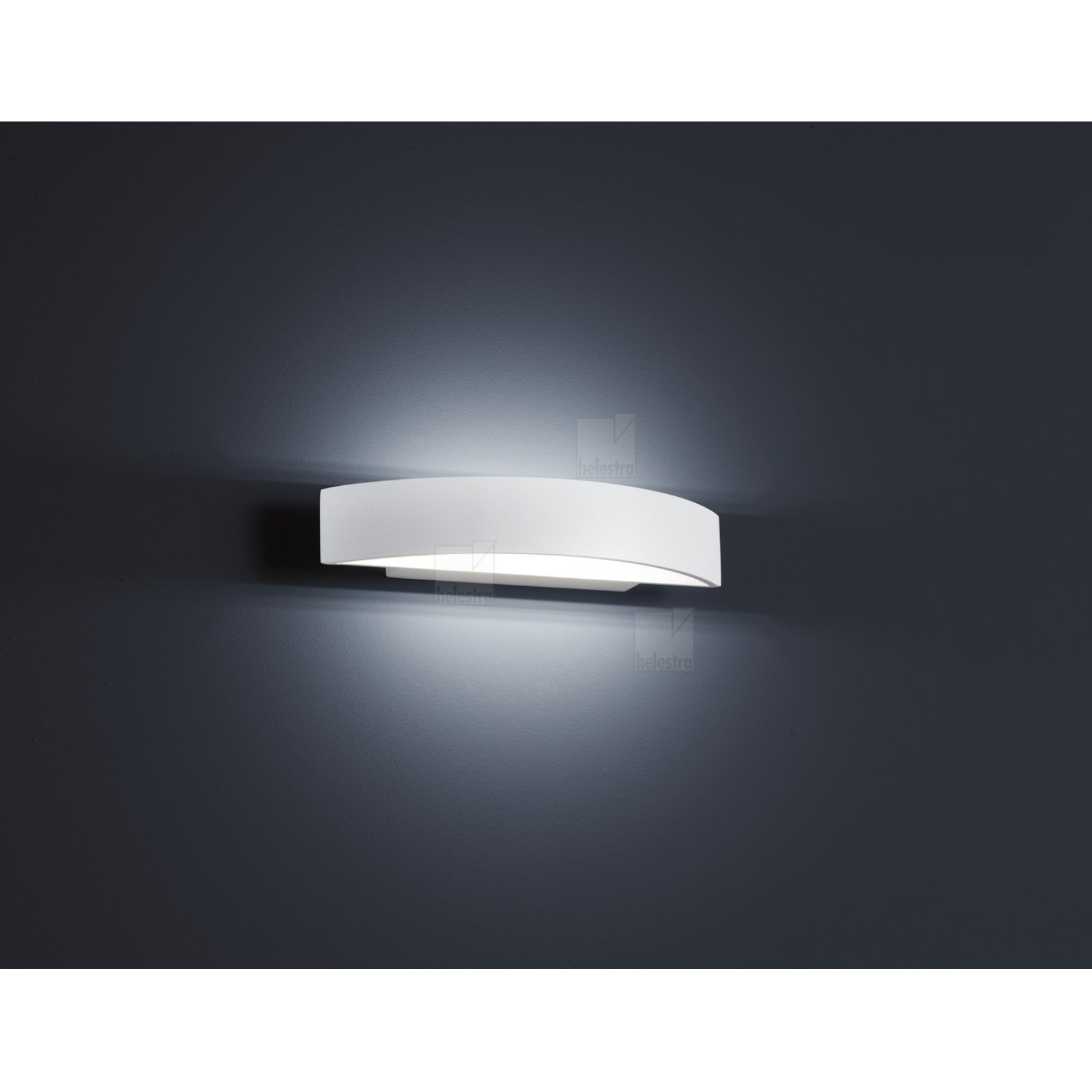 Edle Wandleuchte Up & Down YONA halbrund, 3000K warmwei�