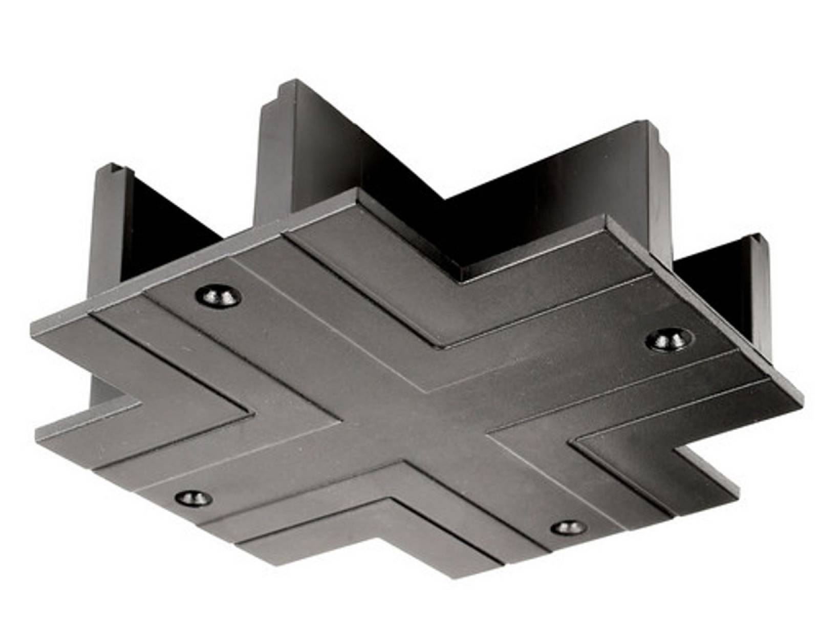 Einbau-Abdeckblende f�r X-Verbinder D Line DALI Einbauschienensystem schwarz