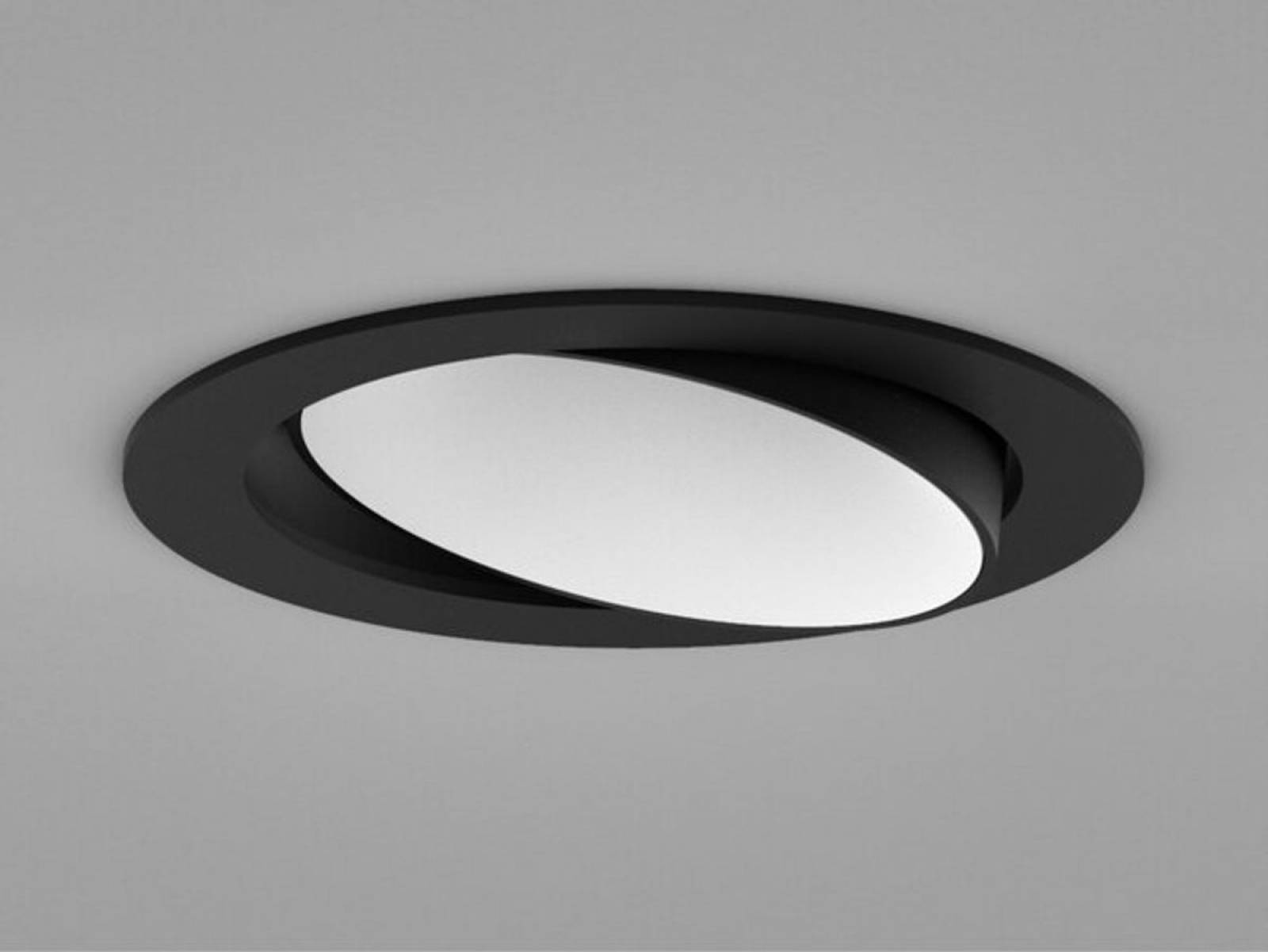 Einbaudownlight �105mm DARK NIGHT TURN SMALL R, 13W/19W, Schwarz, Wei�, 3000K