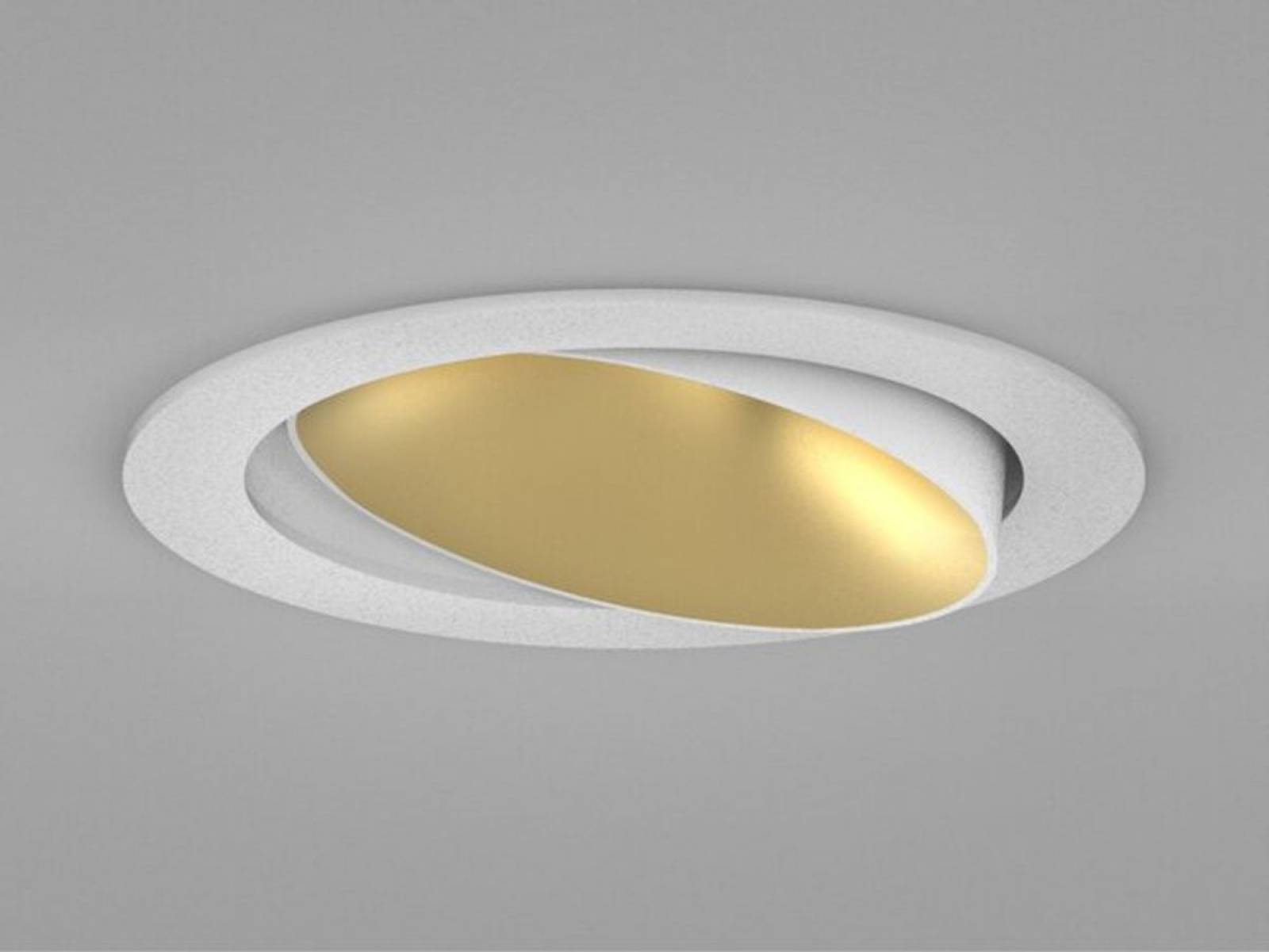 Einbaudownlight �105mm DARK NIGHT TURN SMALL R, 13W/19W, Wei�, Gold, 4000K