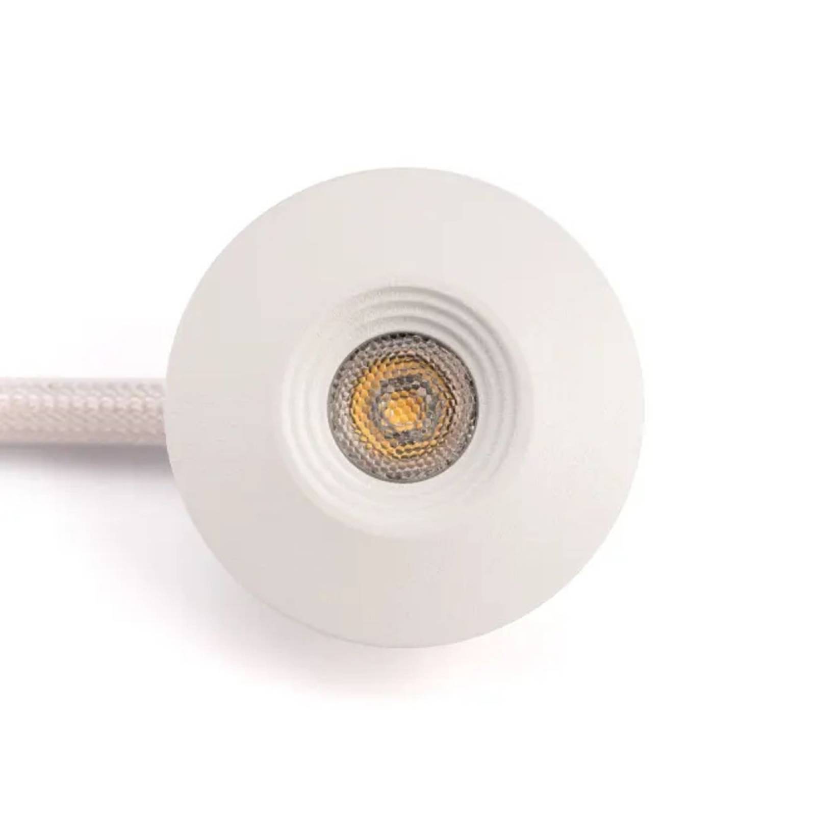 Einbauleuchte SLC miniONE Fixed IP65 45� CRI90 �25, Wei�, 2700K