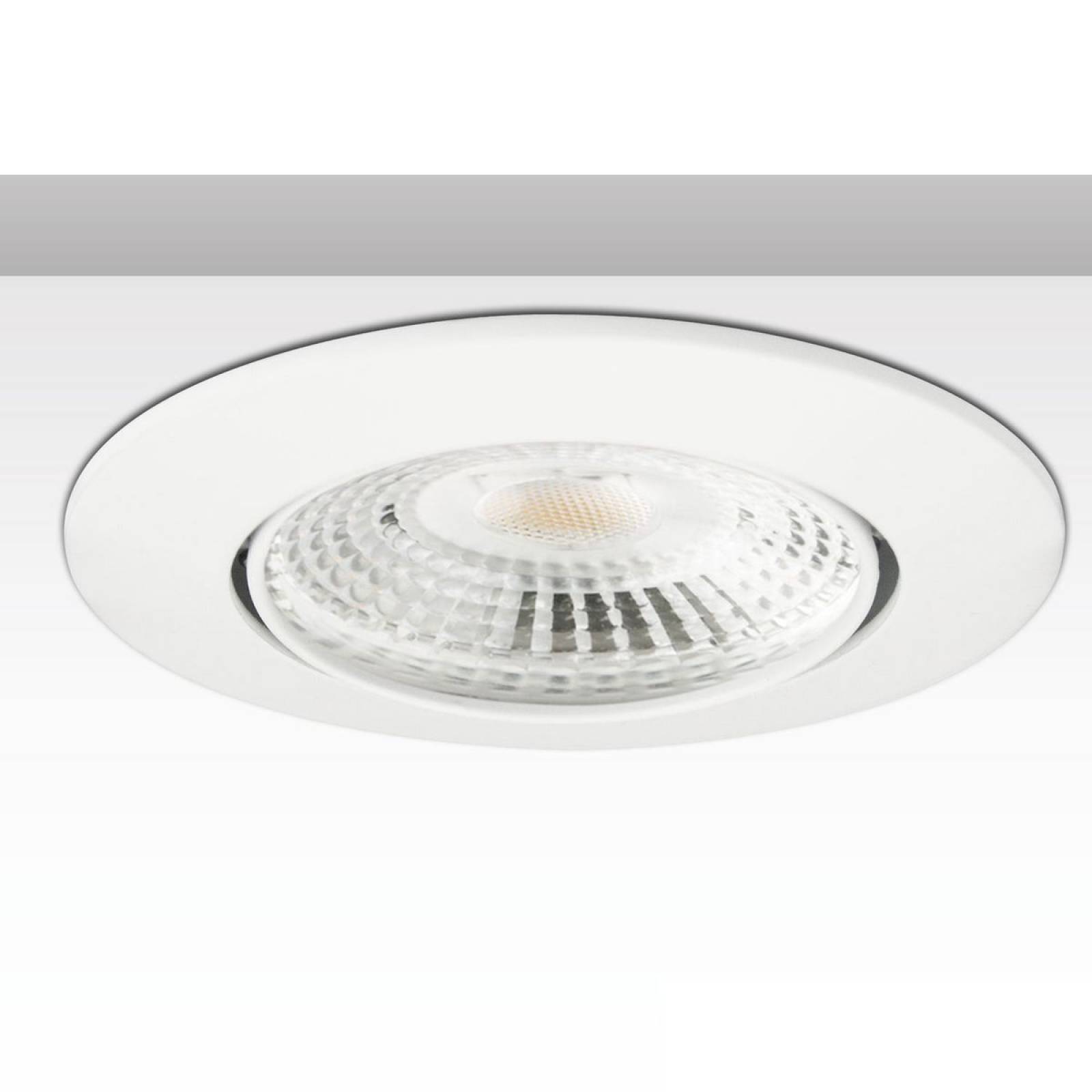Einbaurahmen Ion rund, Lochausschnitt 73mm, wei�, f�r GU10/MR16 Spots
