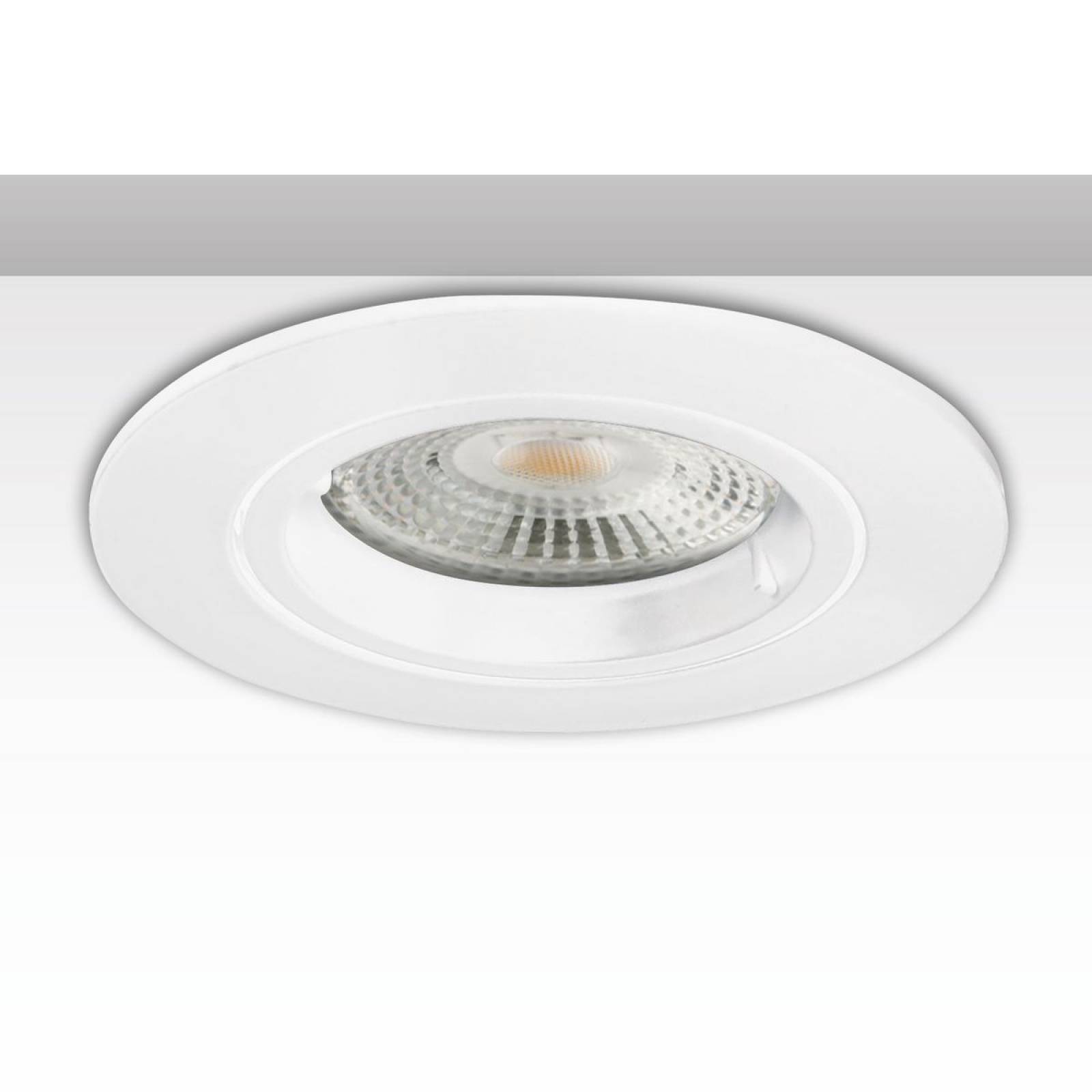 Einbaurahmen rund, Lochausschnitt 68mm, wei�, f�r GU10/MR16 Spots