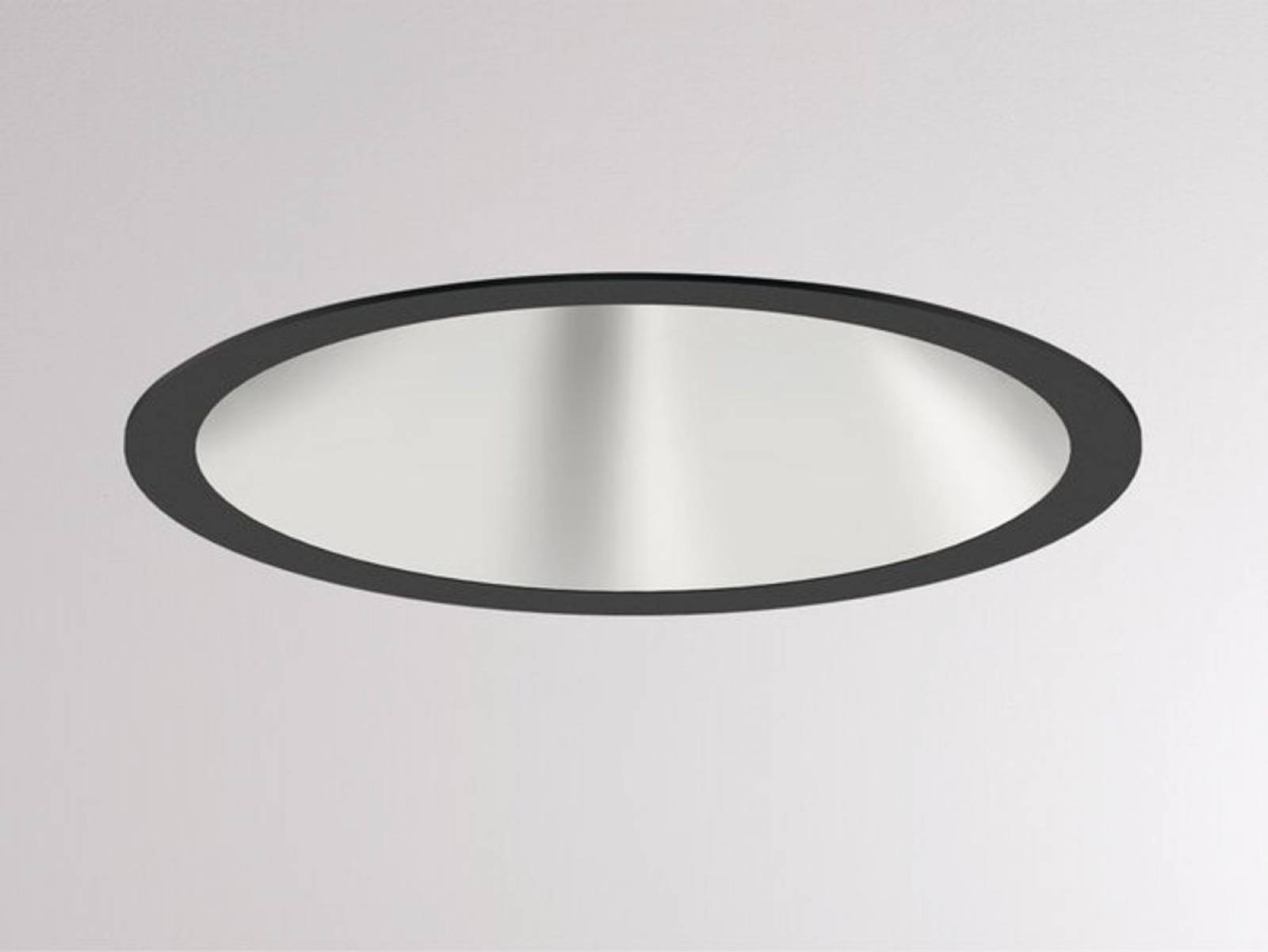 Einbaustrahler Molto Luce DARK NIGHT MEDIUM R �157mm, schwarz, Silber, 2700K