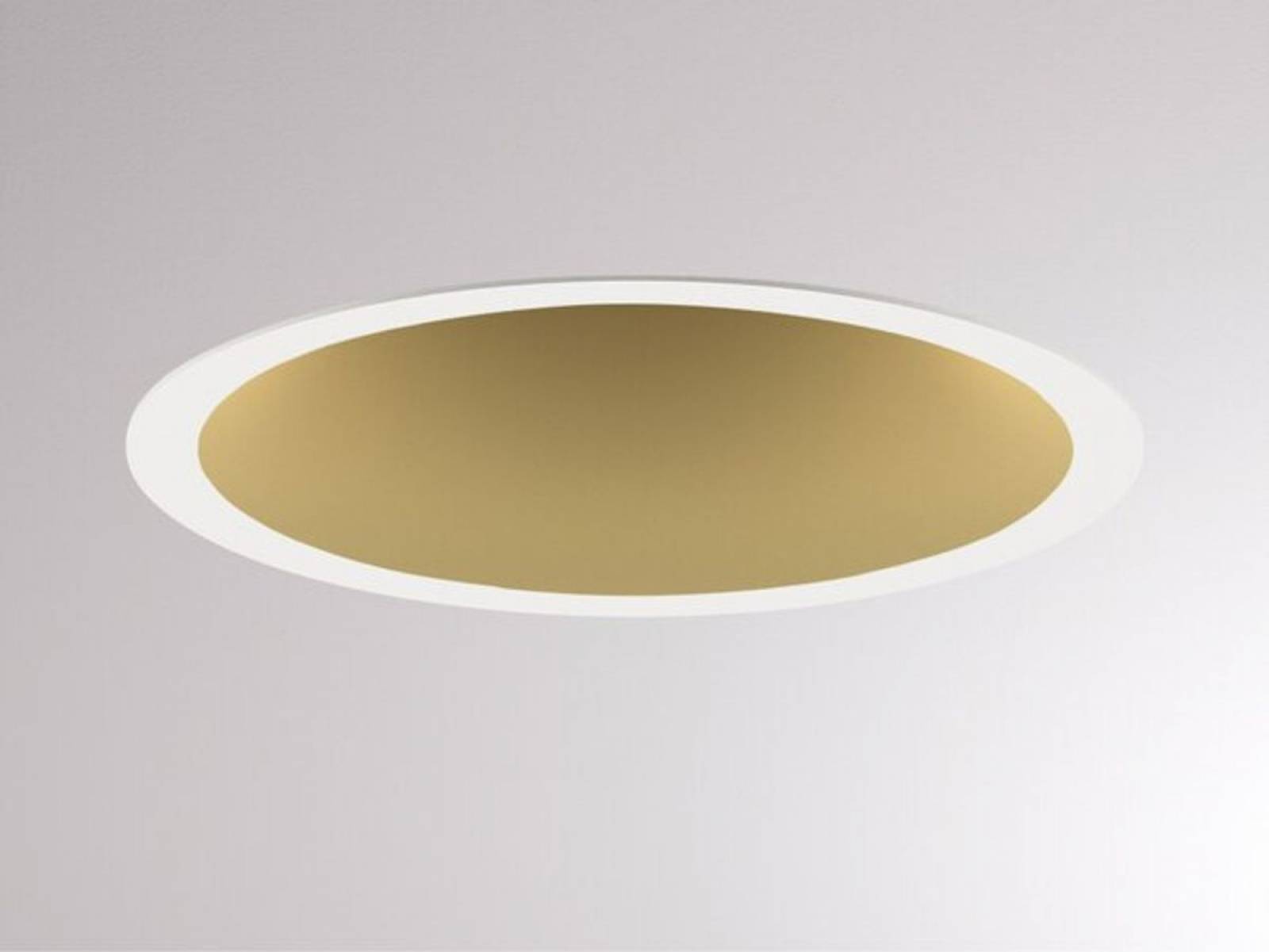 Einbaustrahler Molto Luce DARK NIGHT MEDIUM R �157mm, wei�, Gold, 2700K