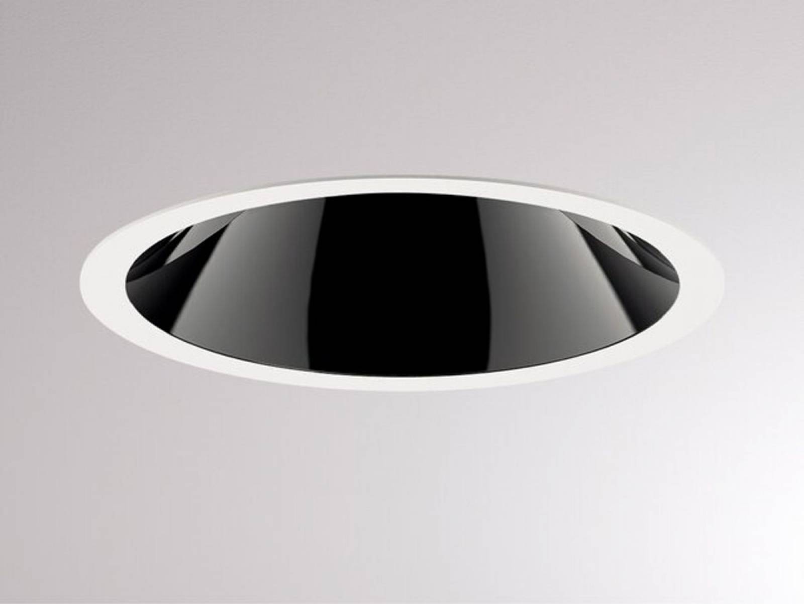 Einbaustrahler Molto Luce DARK NIGHT MEDIUM R �157mm, wei�, Schwarz, 2700K