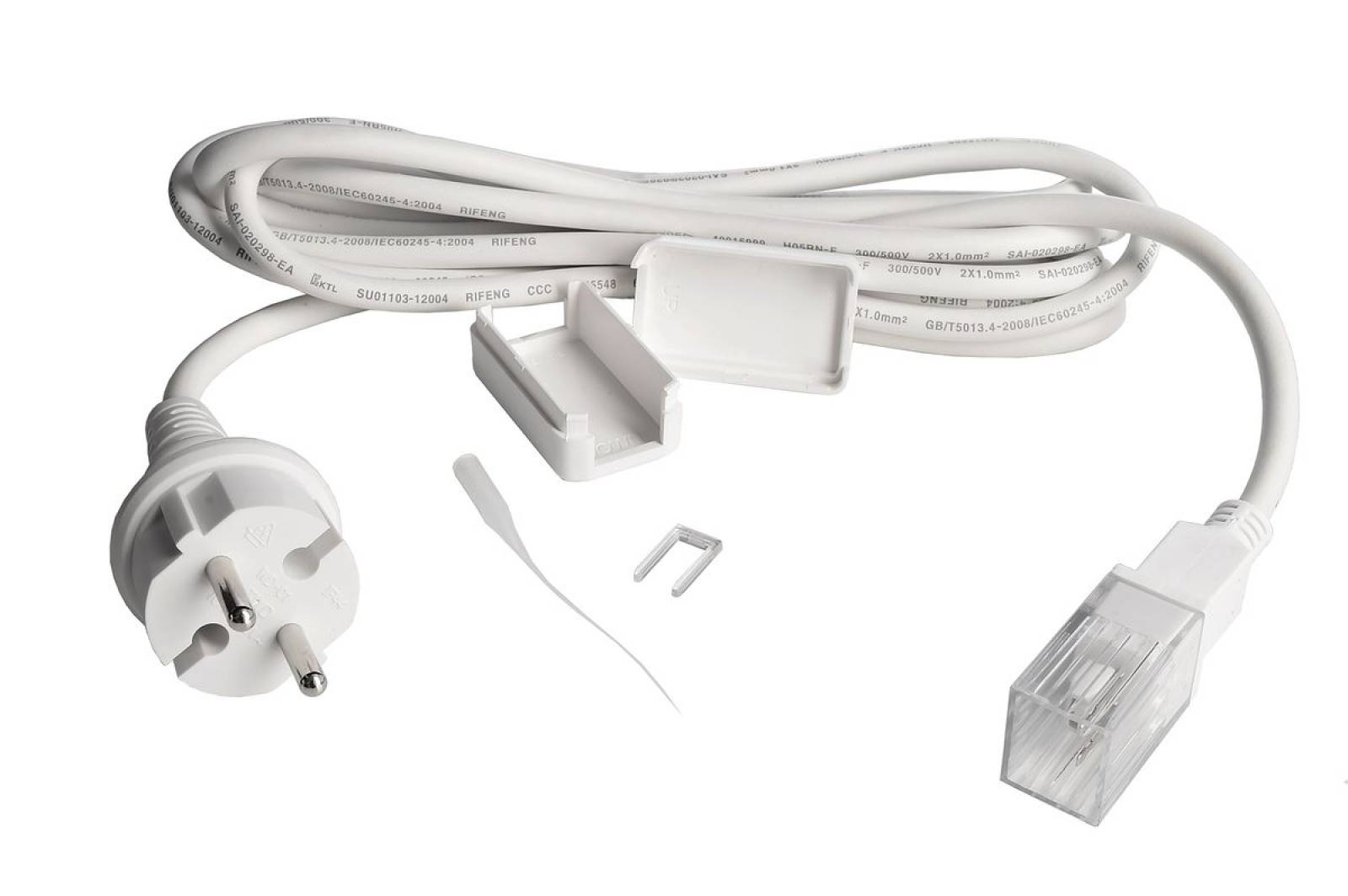 Einspeisekabel mit Schuko-Stecker f�r 230V LED Stripe, 3m