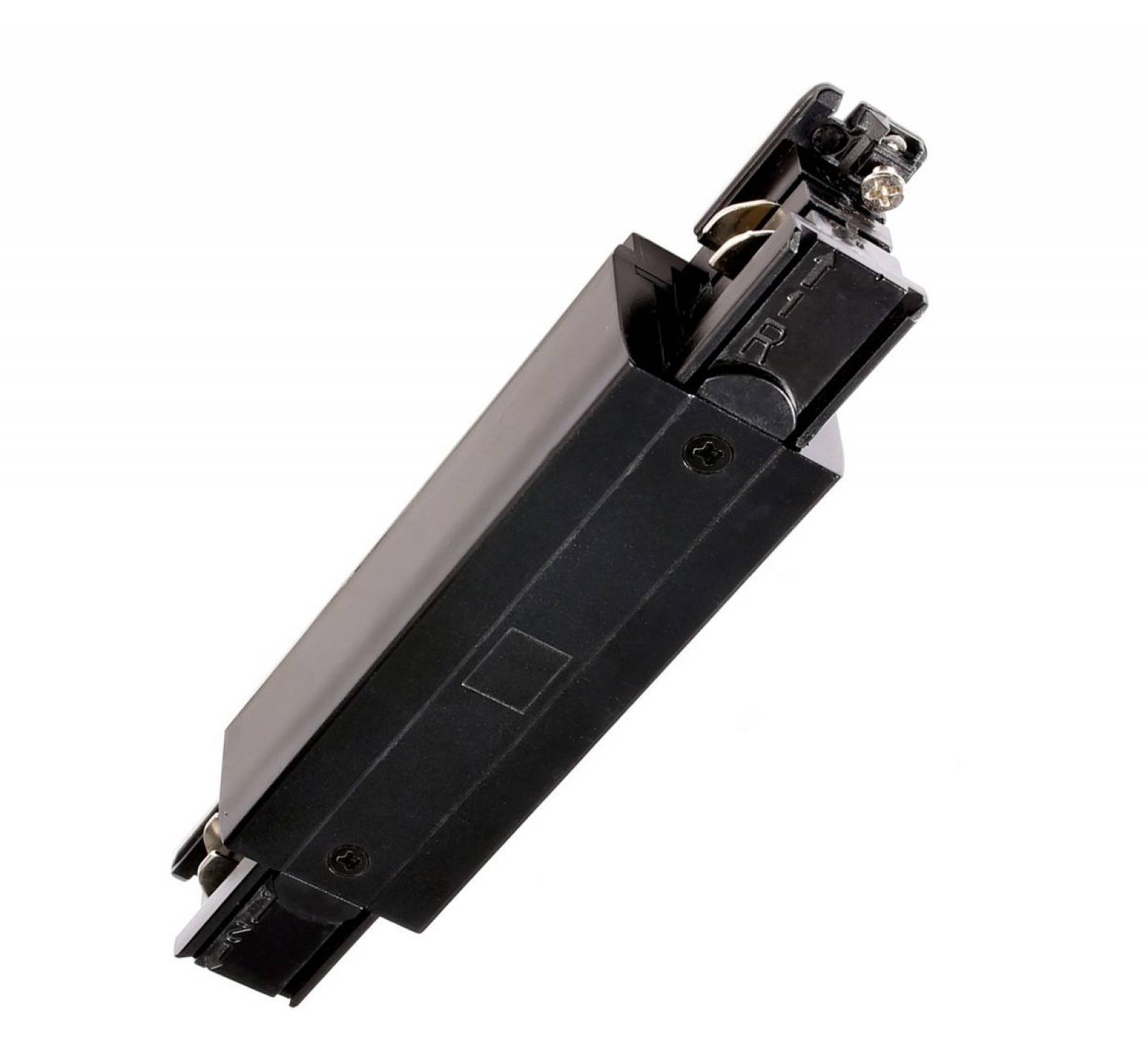 Elektrischer L�ngsverbinder f�r 3-Phasen-System D Line mit Einspeisem�glichkeit, schwarz