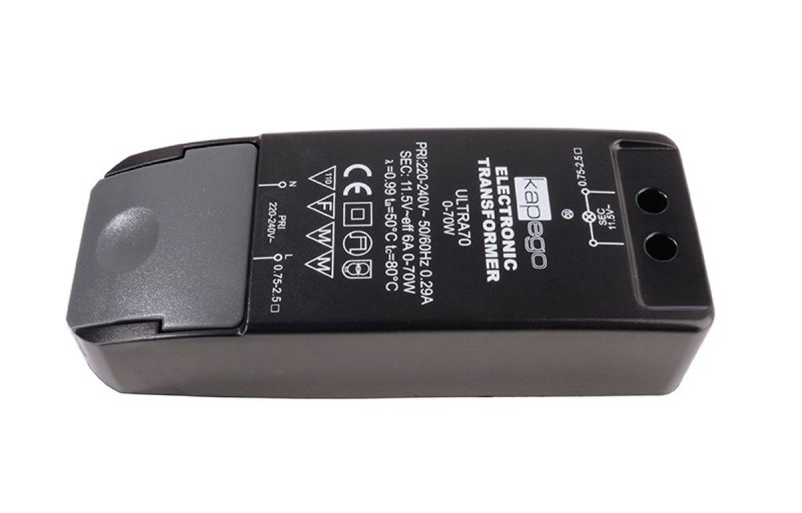 Elektronischer Transformator 0-70W, 12V