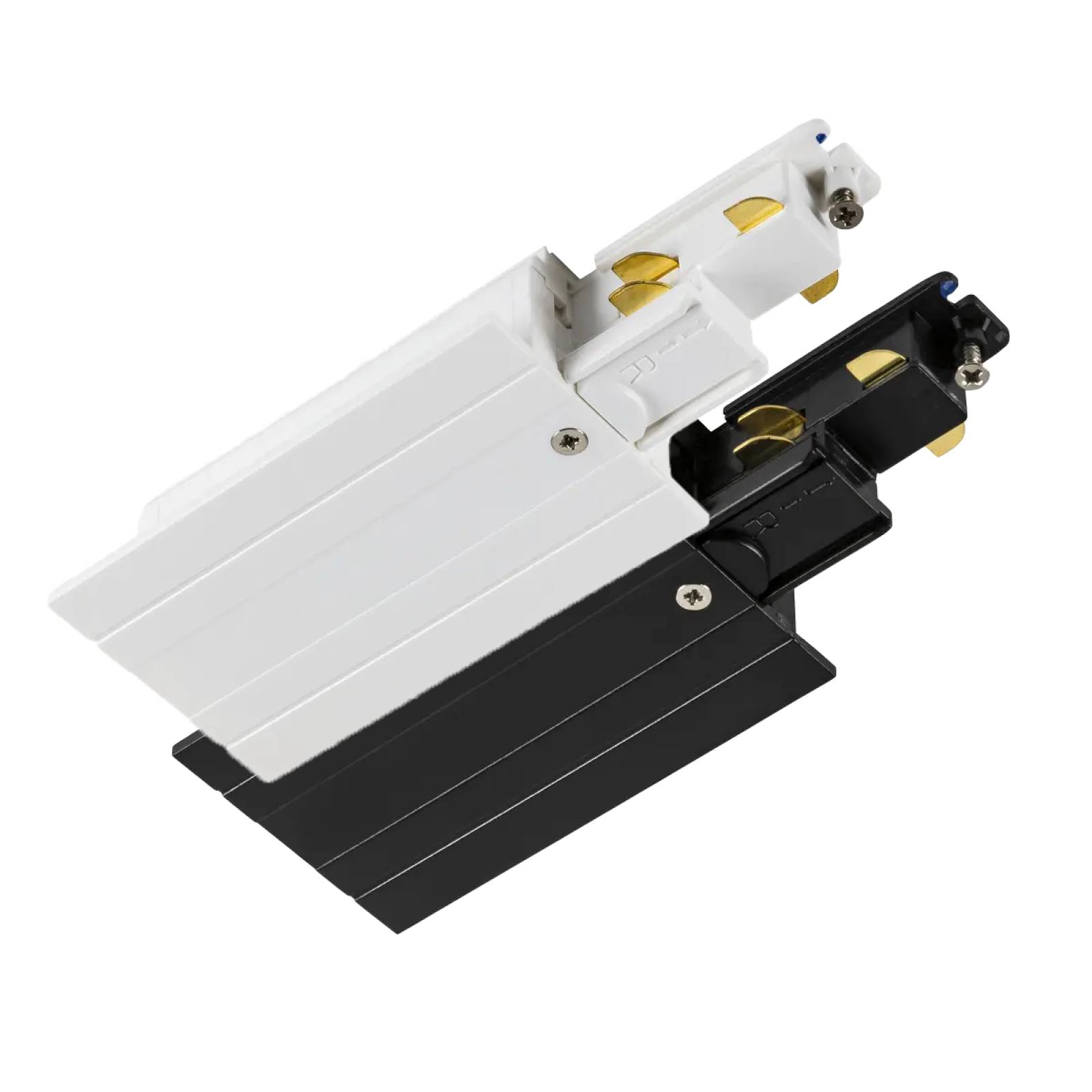 Endeinspeiser rechts S-TRACK DALI 3-Phasen-Einbauschiene, Wei�