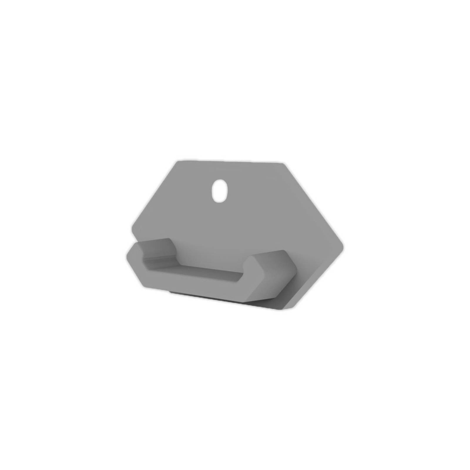 Endkappe E205 f�r LED Fliesenprofil Ausseneck, mit Kabeldurchf�hrung, 1STK