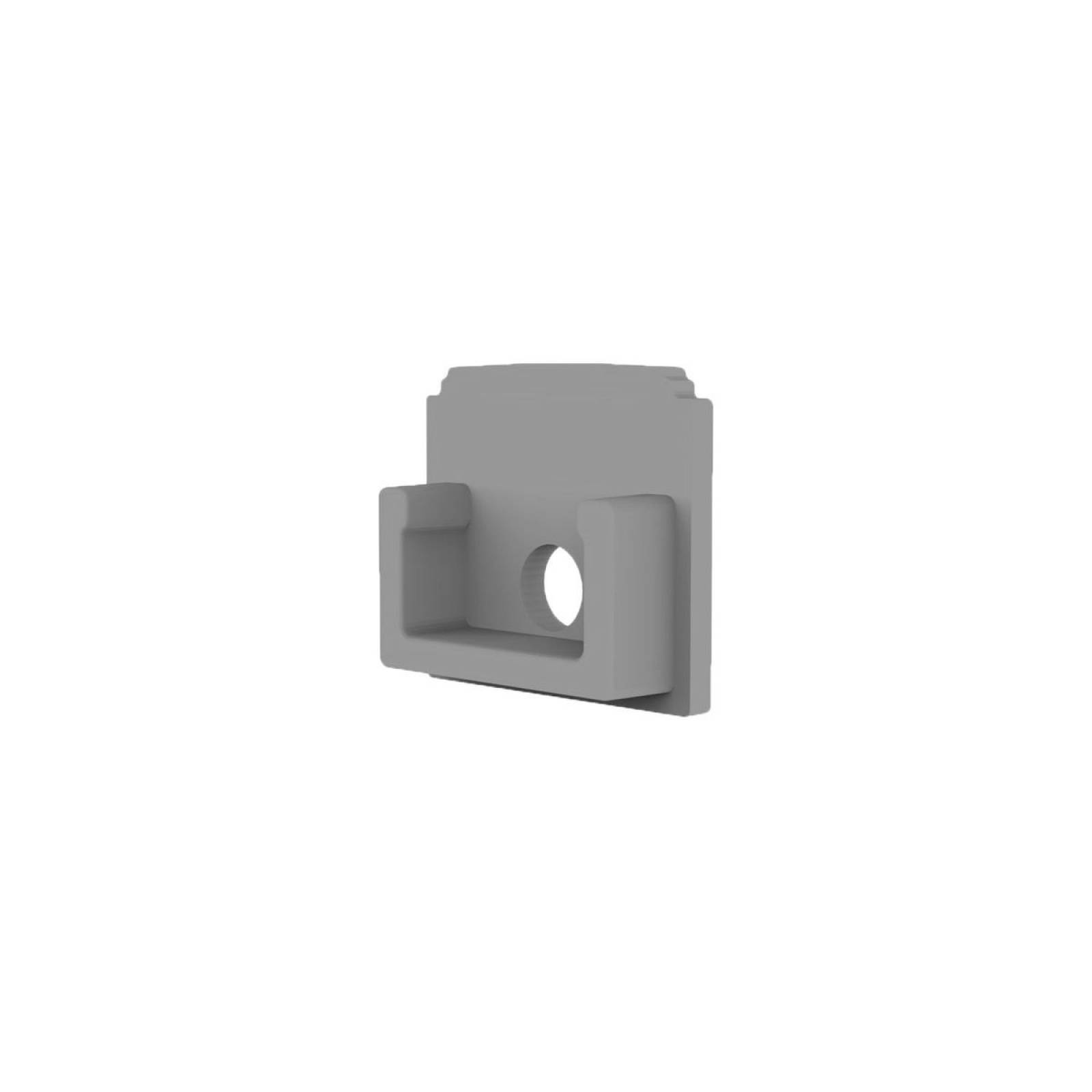 Endkappe E209 f�r LED Trockenbau T-Profil 14, mit Kabeldurchf�hrung, 1STK