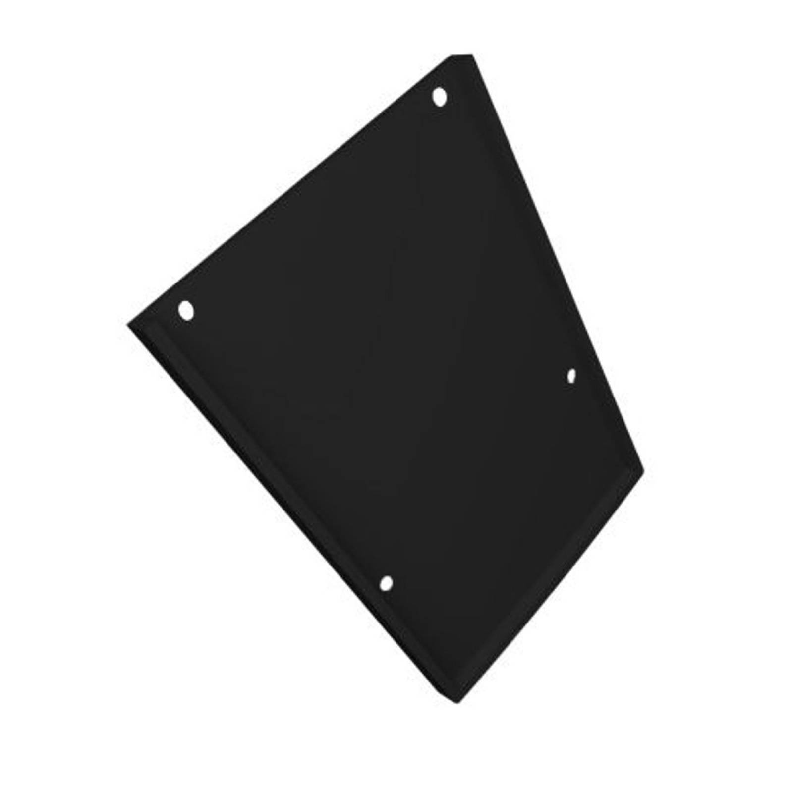 Endkappe EC113 schwarz f�r LAMP30 V1+V2 mit U-COVER63, 2 St�ck, mit Lichtfalle