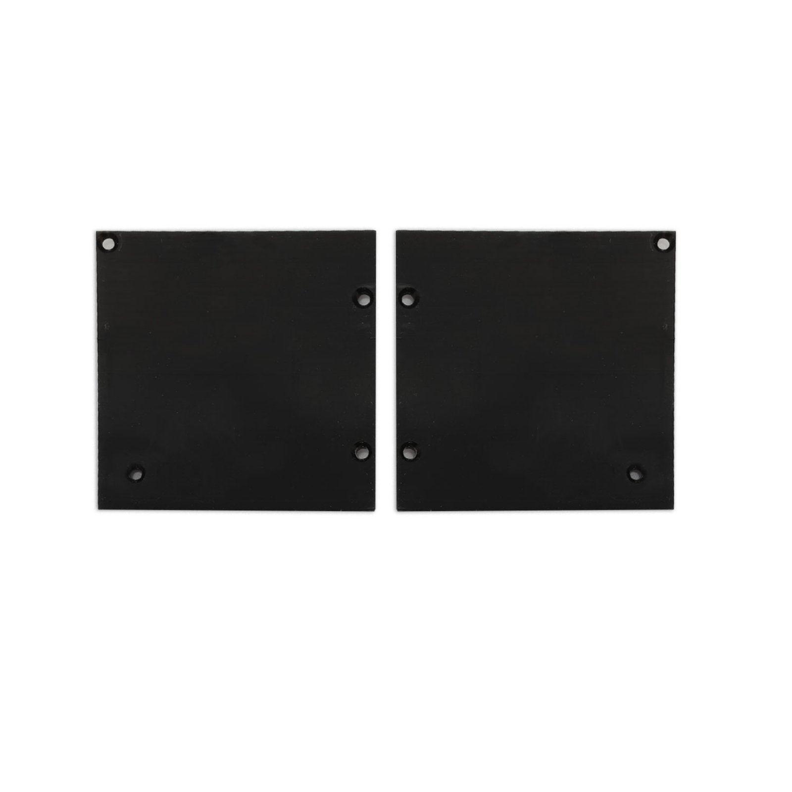 Endkappe EC131 Alu schwarz f�r Vorhangprofil Curtain10 ONE HIGH mit VISOR, 1xlinks, 1xrechts