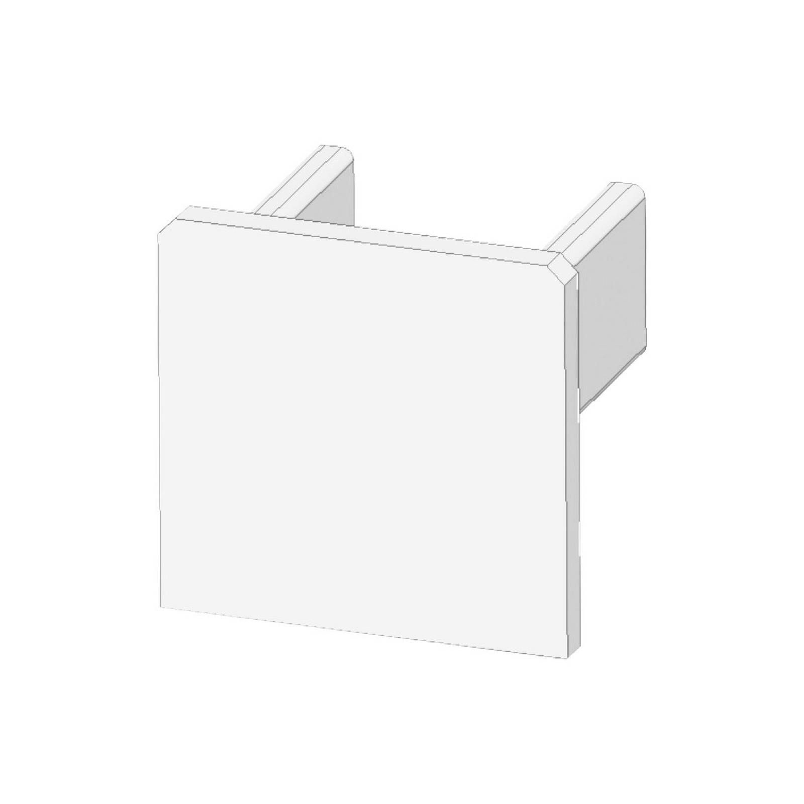 Endkappe EC218 wei� f�r LED Fliesenprofil UP8