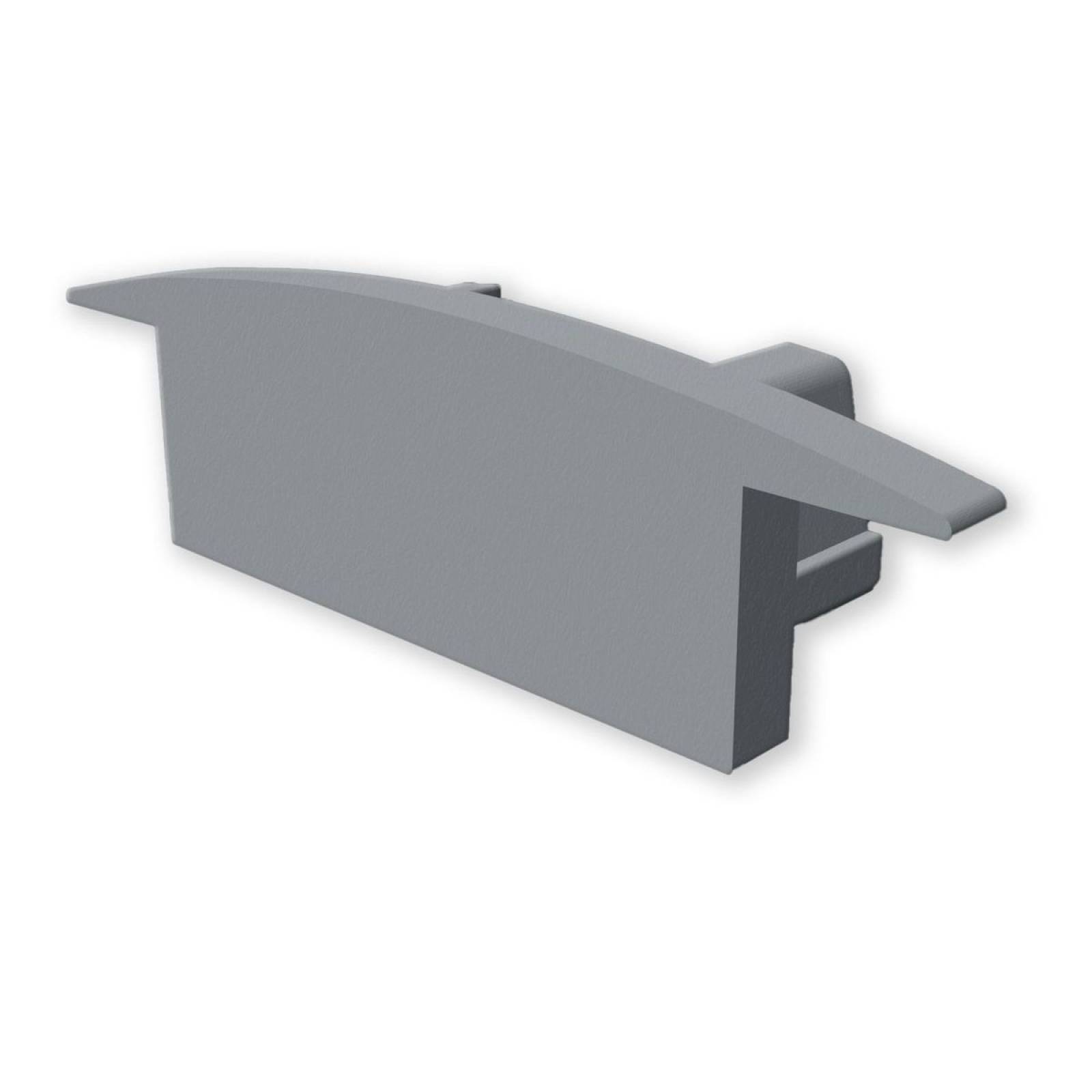 Endkappe EC229 f�r Profil MINI-EB V2, grau, gerade, 1 STK