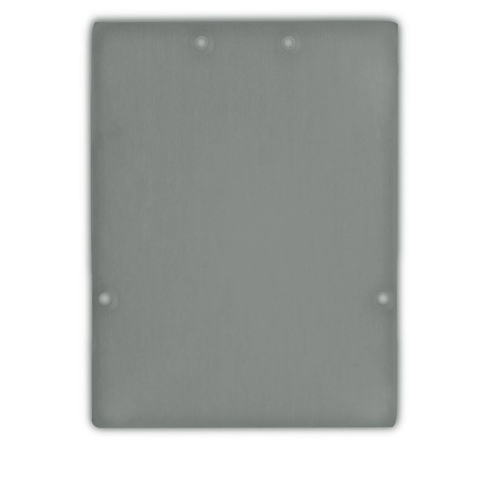 Endkappe EC74 Alu silber f�r LED Profil LAMP40, 2 St�ck, inkl. Schrauben