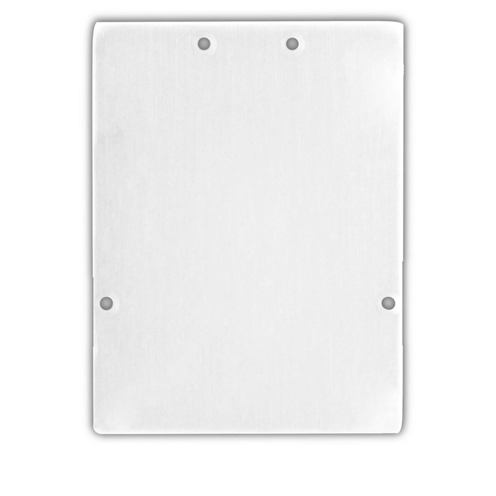 Endkappe EC74 Alu wei� f�r LED Profil LAMP40, 2 St�ck, inkl. Schrauben