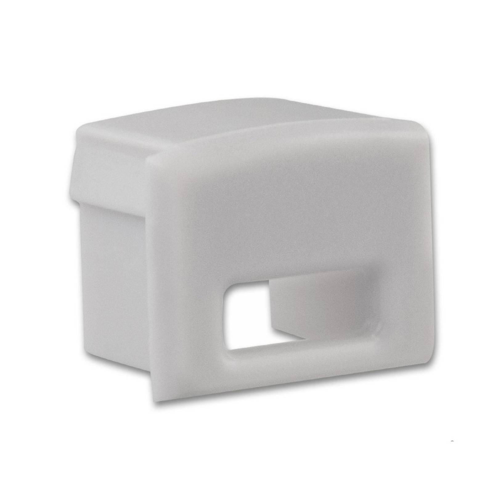 Endkappe EC78 f�r Profil PURE12 S mit Kabeldurchf�hrung, 1 STK