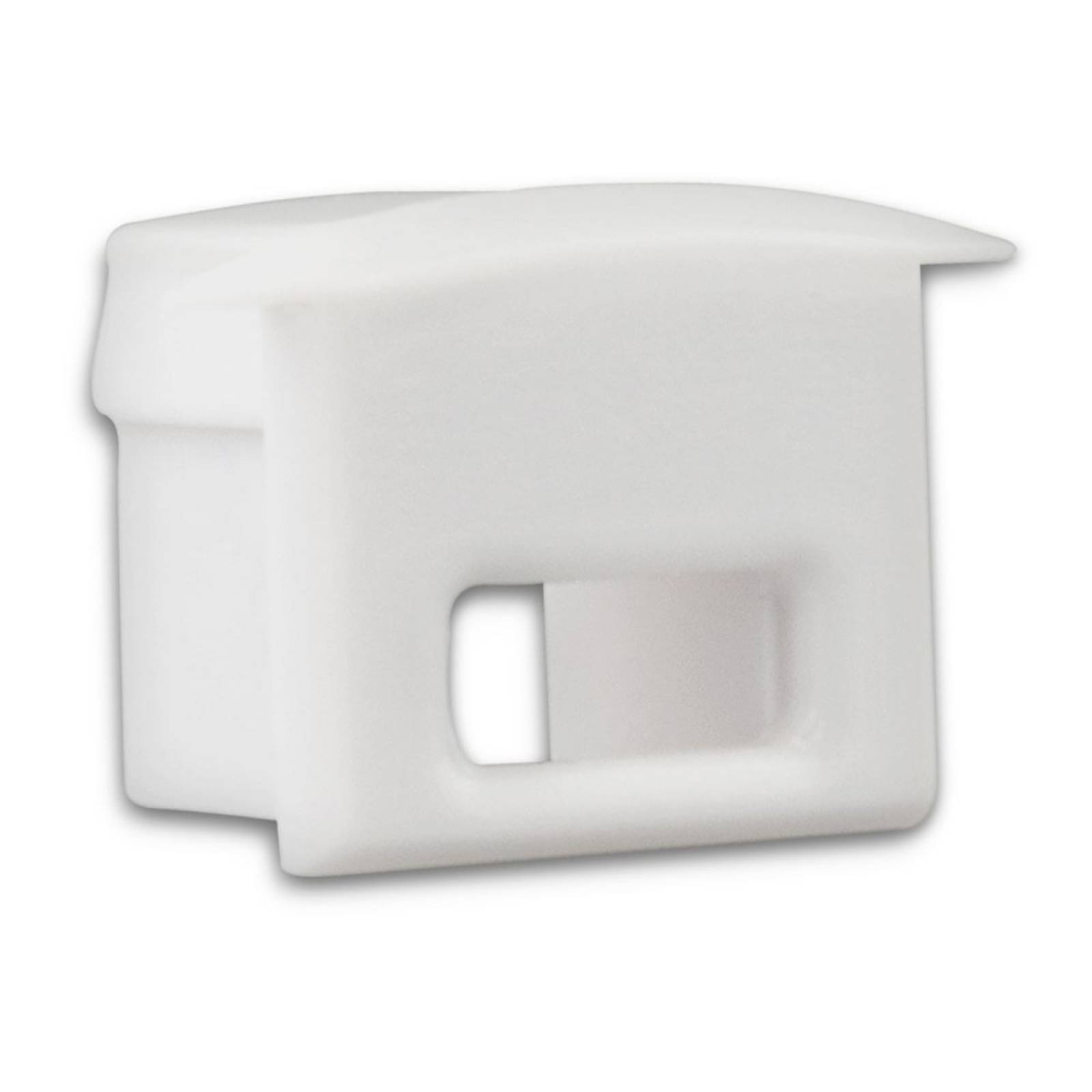 Endkappe EC86 f�r Profil PURE12 D mit Kabeldurchf�hrung, 1 STK