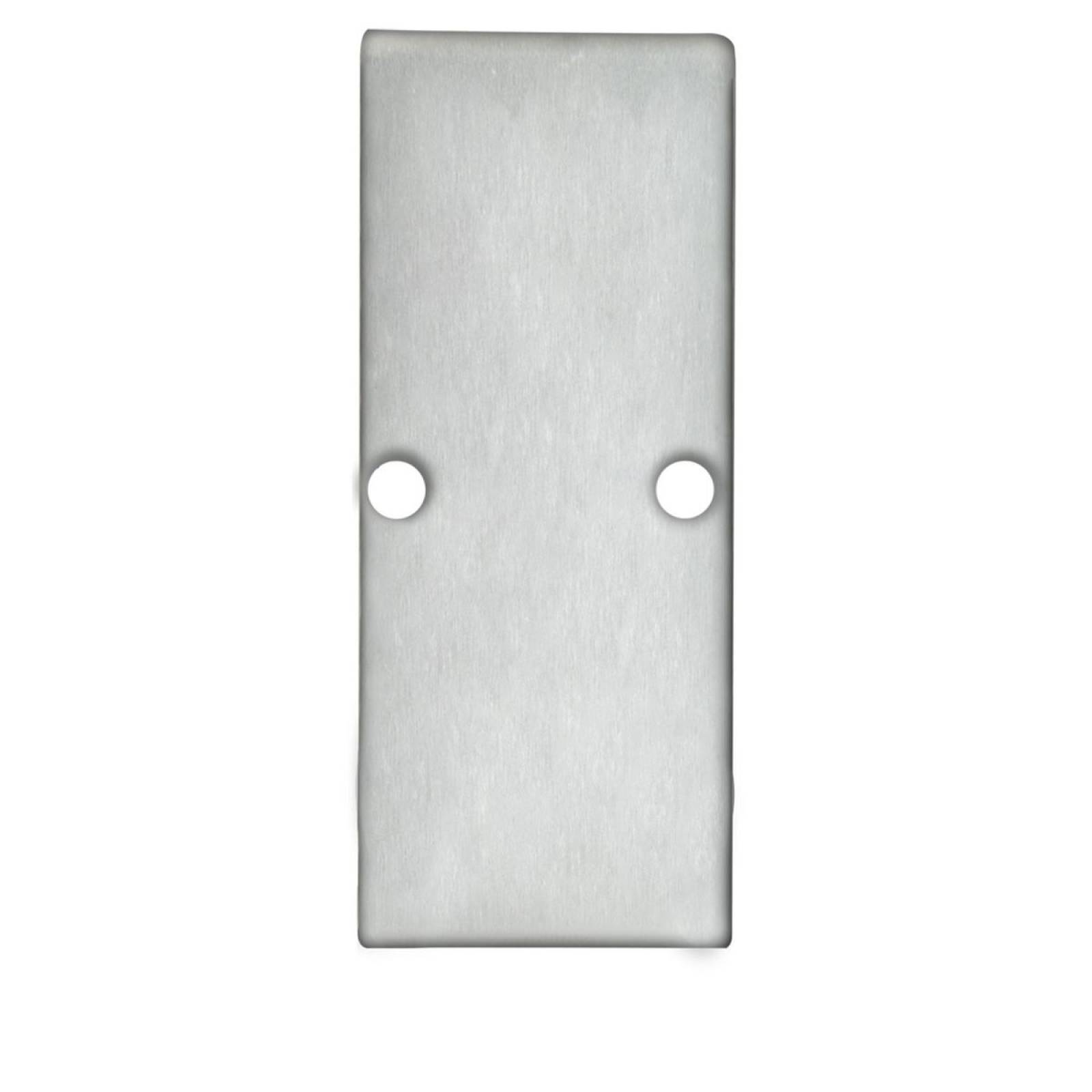Endkappe EC90 Aluminium eloxiert f�r Profil HIDE DOUBLE inkl. Schrauben