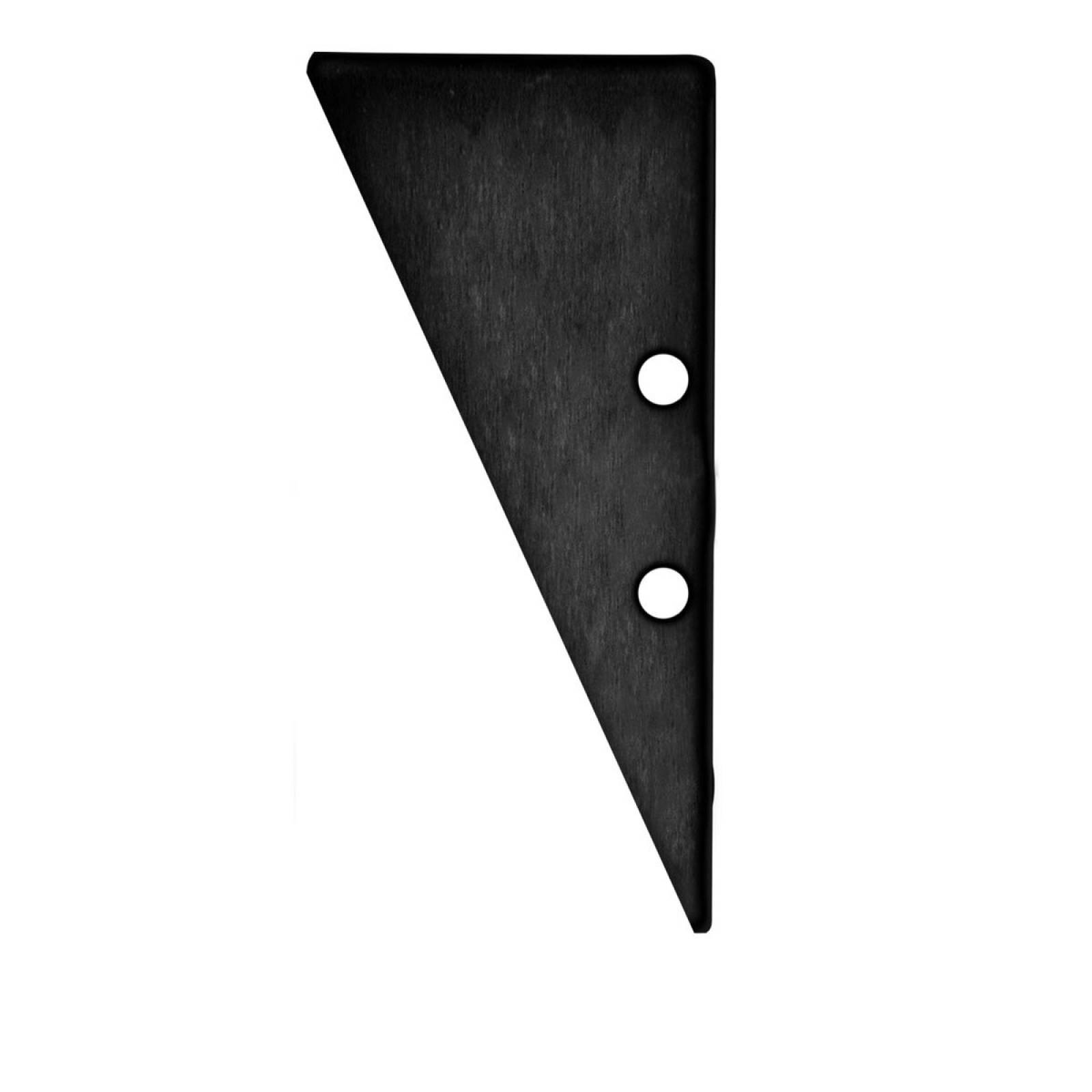 Endkappe EC91 Aluminium schwarz RAL 9005 f�r Profil HIDE TRIANGLE inkl. Schrauben