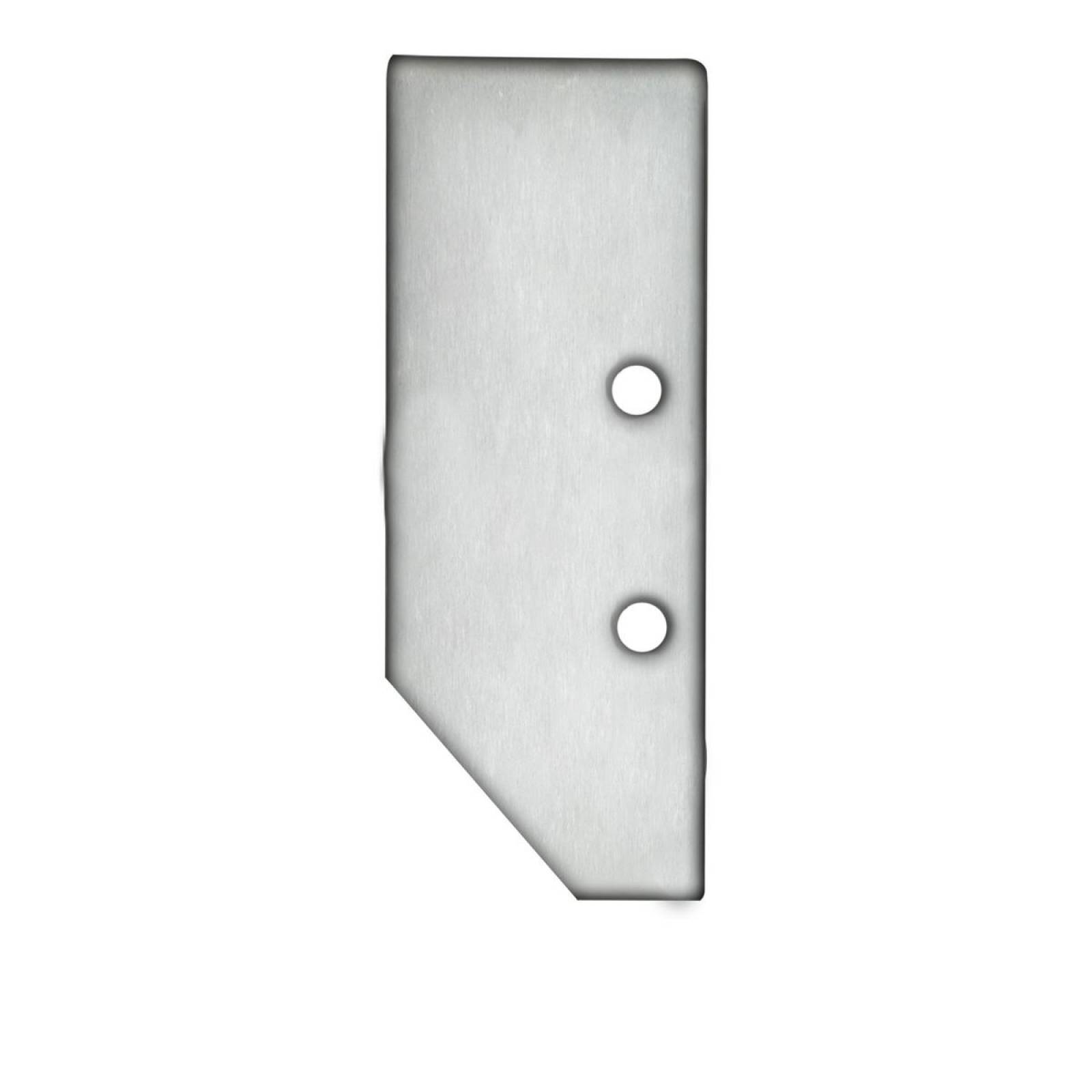 Endkappe EC92 Aluminium eloxiert f�r Profil HIDE ASYNC inkl. Schrauben