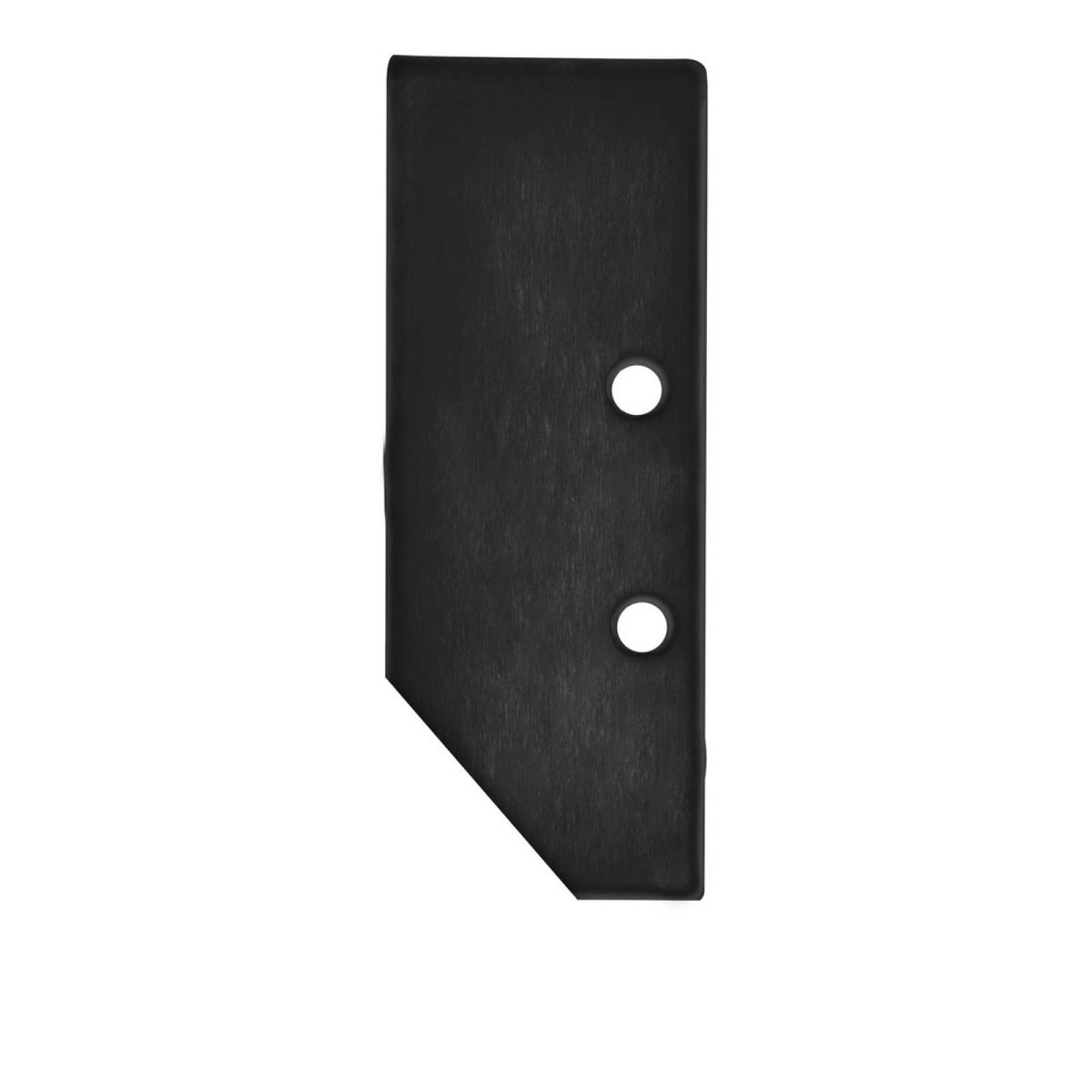 Endkappe EC92 Aluminium schwarz RAL 9005 f�r Profil HIDE ASYNC inkl. Schrauben