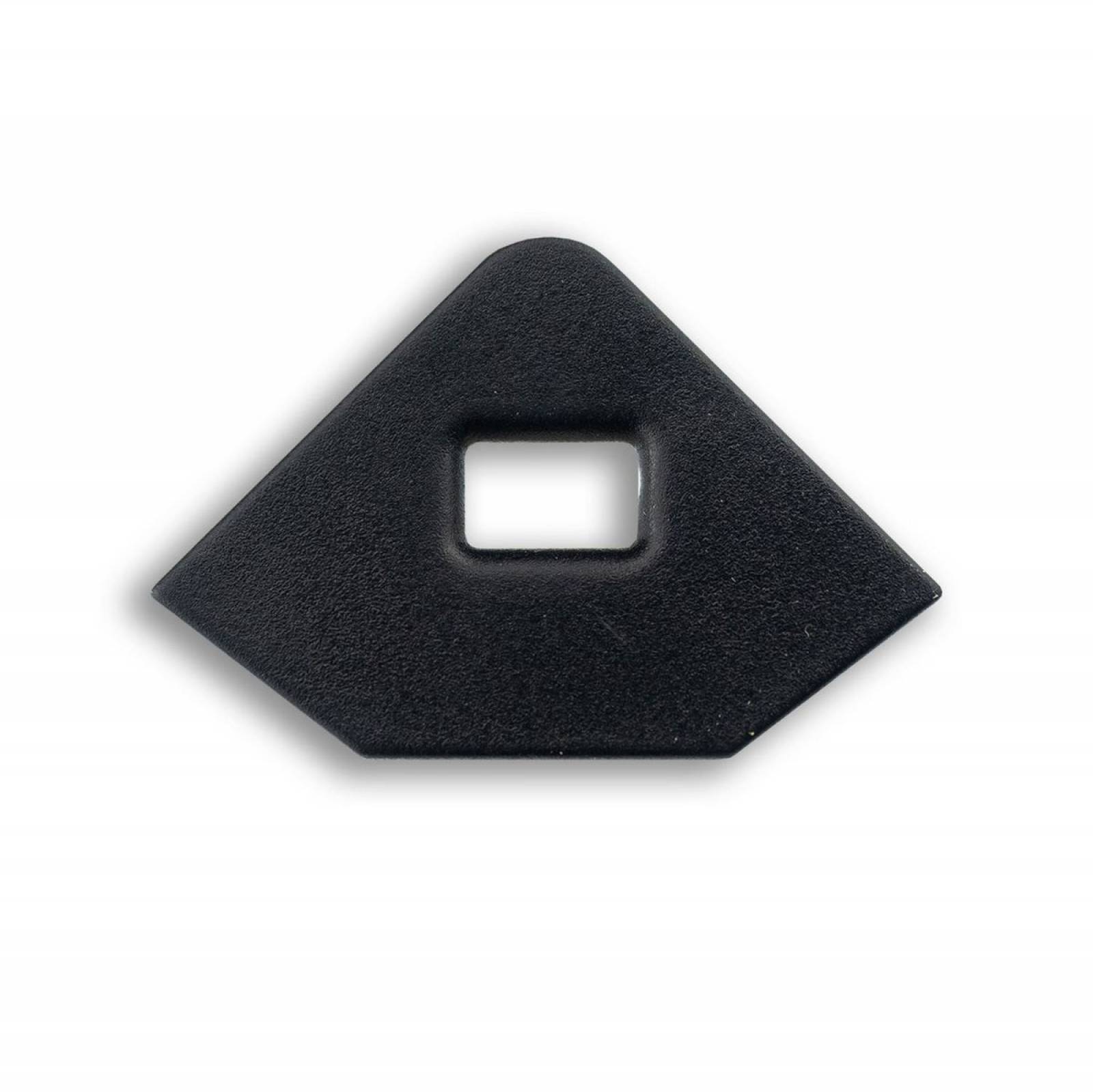 Endkappe EC97 schwarz f�r Profil CORNER11n mit Kabeldurchf�hrung, 1 STK
