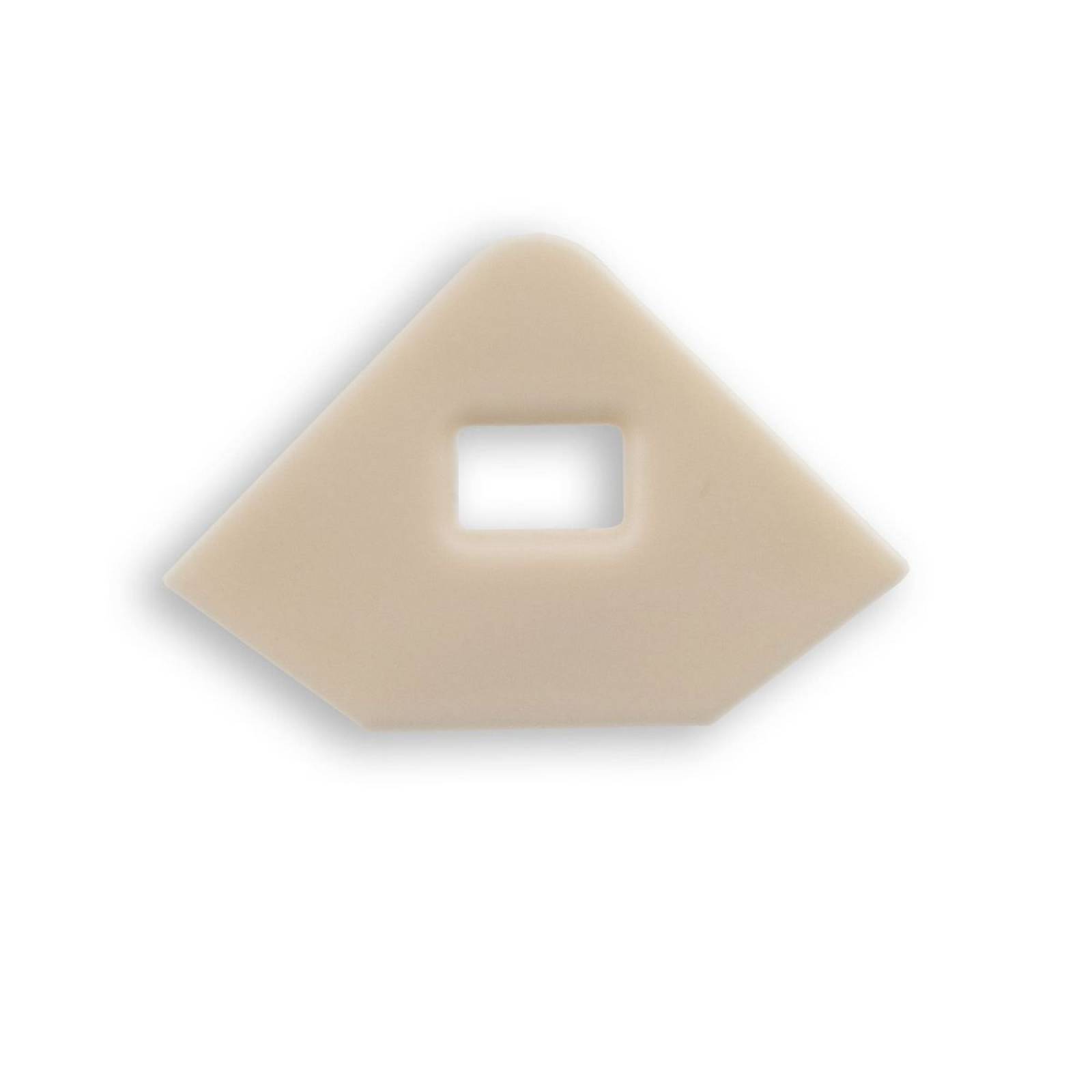 Endkappe EC97 wei� f�r Profil CORNER11n mit Kabeldurchf�hrung, 1 STK