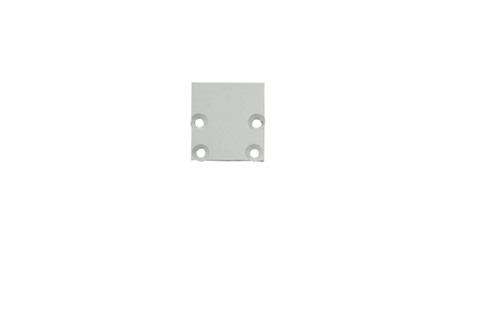 Endkappe f�r PEP 25-2, 25-3 ohne Kabelauslass, wei�