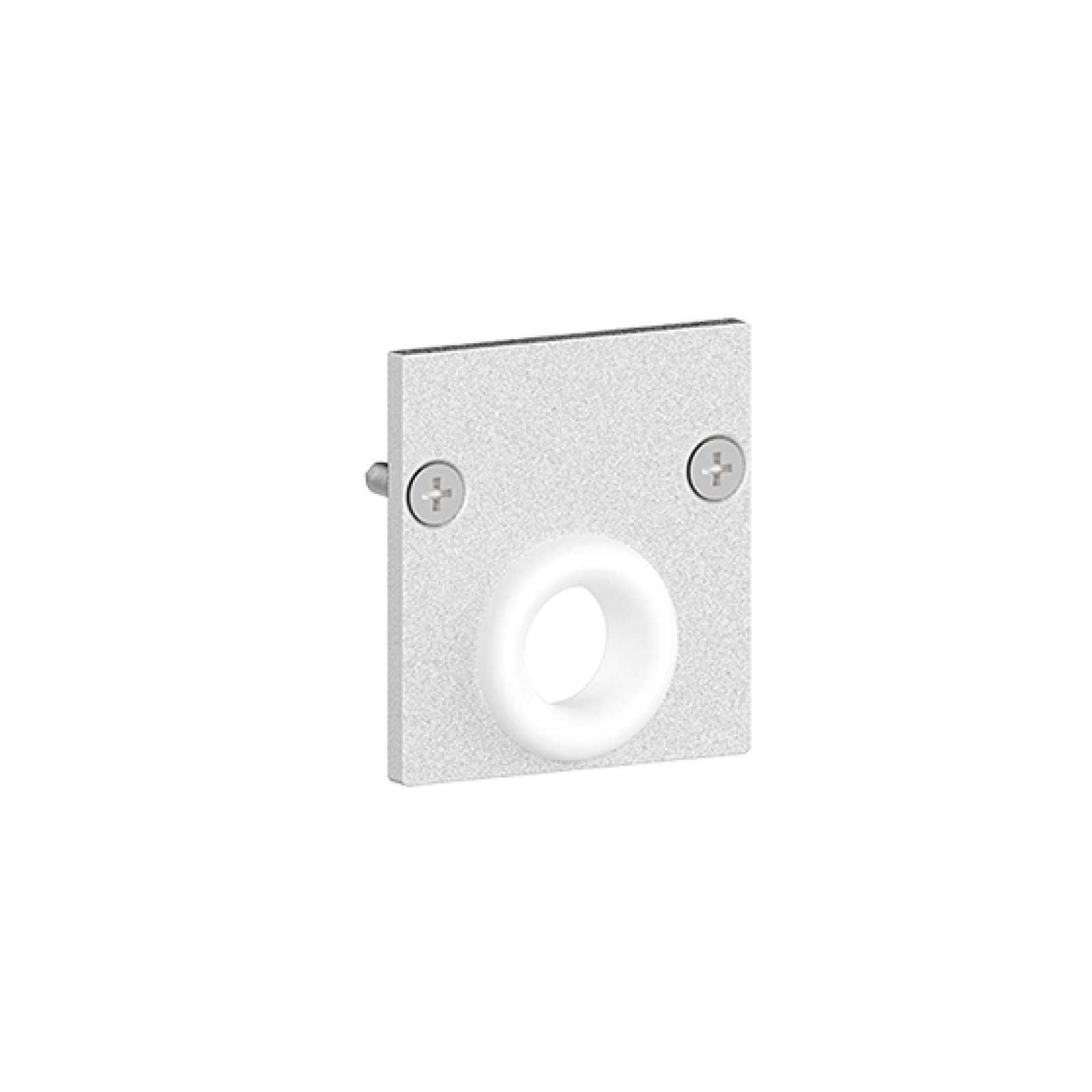 Endkappe mit Kabeldurchf�hrung f�r ST6 MULTISYSTEM EVO 48V Schienensystem wei�