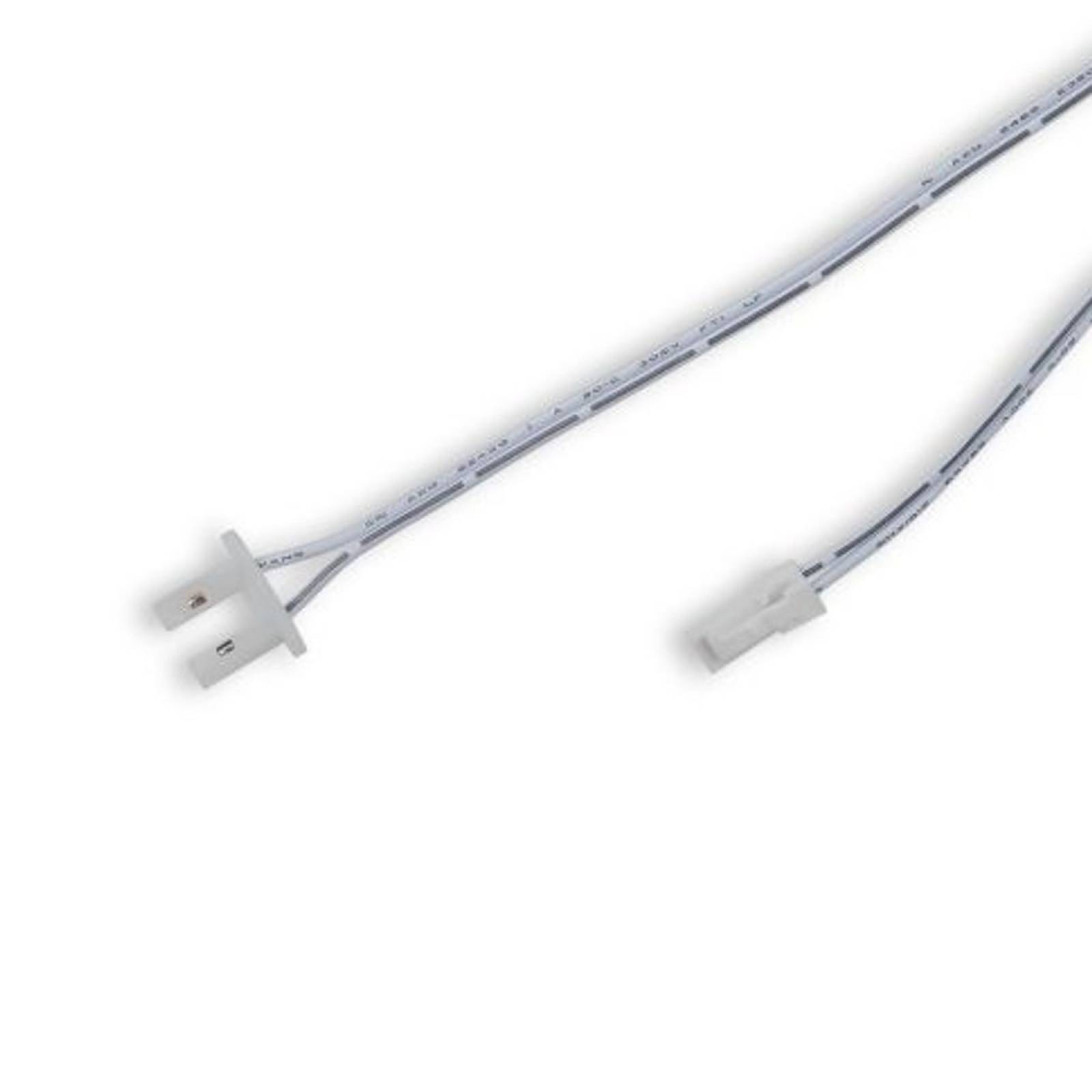 Endkappe wei� K2-210 f�r Surf12 Flat mit Einspeiser f�r FC-Flexband, 50cm, MiniAmp-Stecker