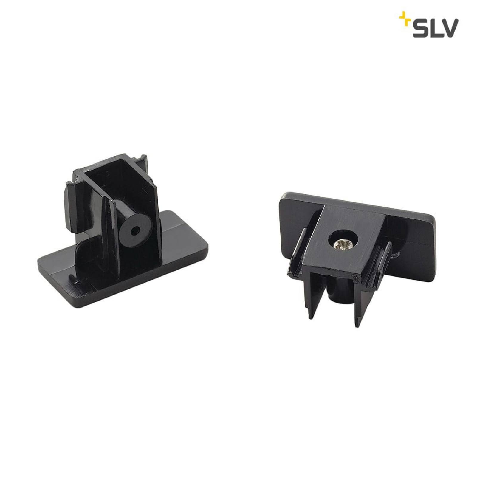 Endkappen f�r 1-Phasen HV-Stromschiene, Aufbauversion schwarz, 2 St�ck