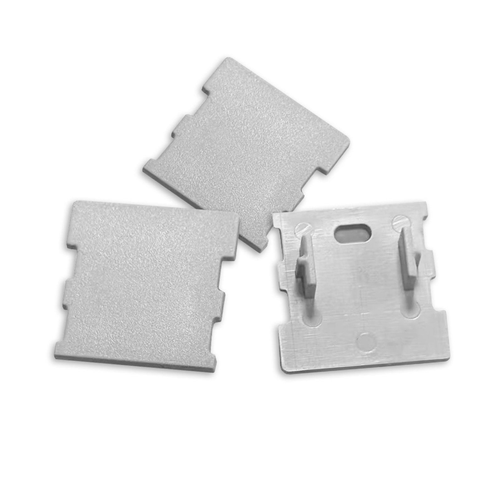 Endkappenset EC134 f�r befahrbares Aluprofil GROUND-OUT16, 3 Stk.