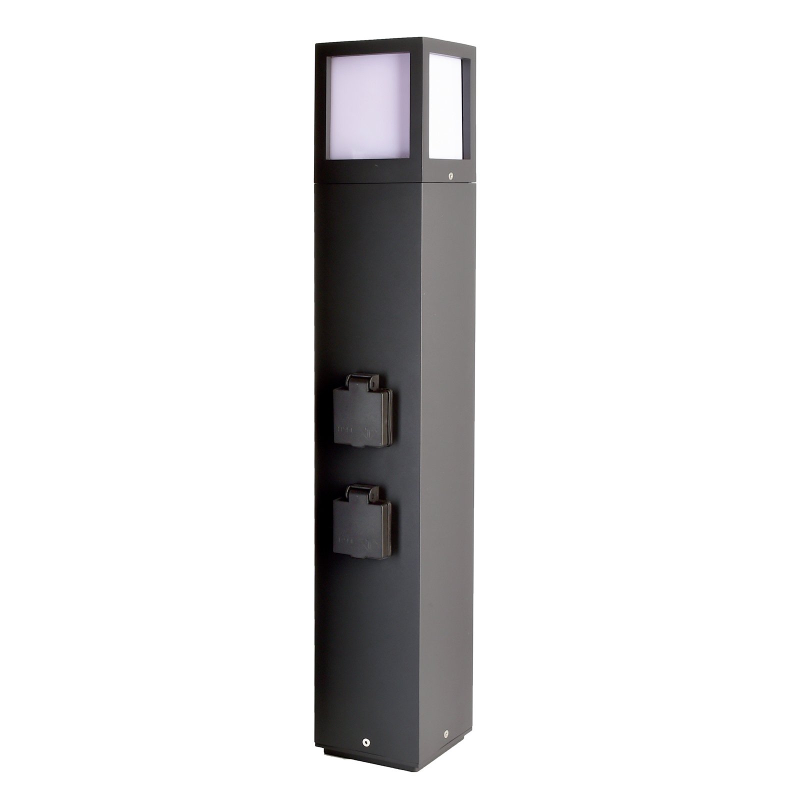 Energieverteiler Facado IP54 65cm, max. 20W, E27, dunkelgrau, 220-240V/AC