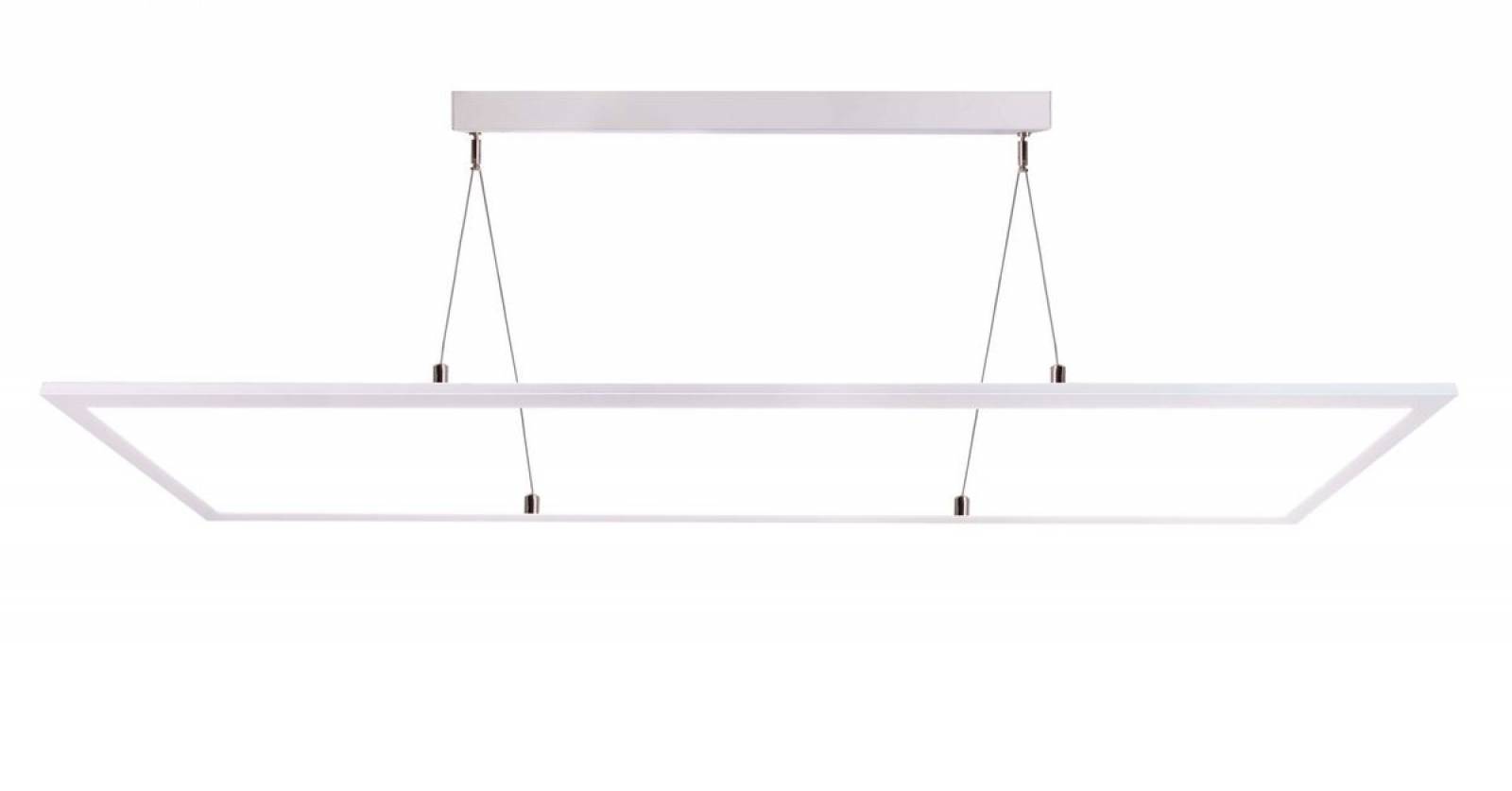 Exklusive Pendelleuchte LED Panel transparent 50W UGR19 3000/4000K CRI/Ra:90 wei�