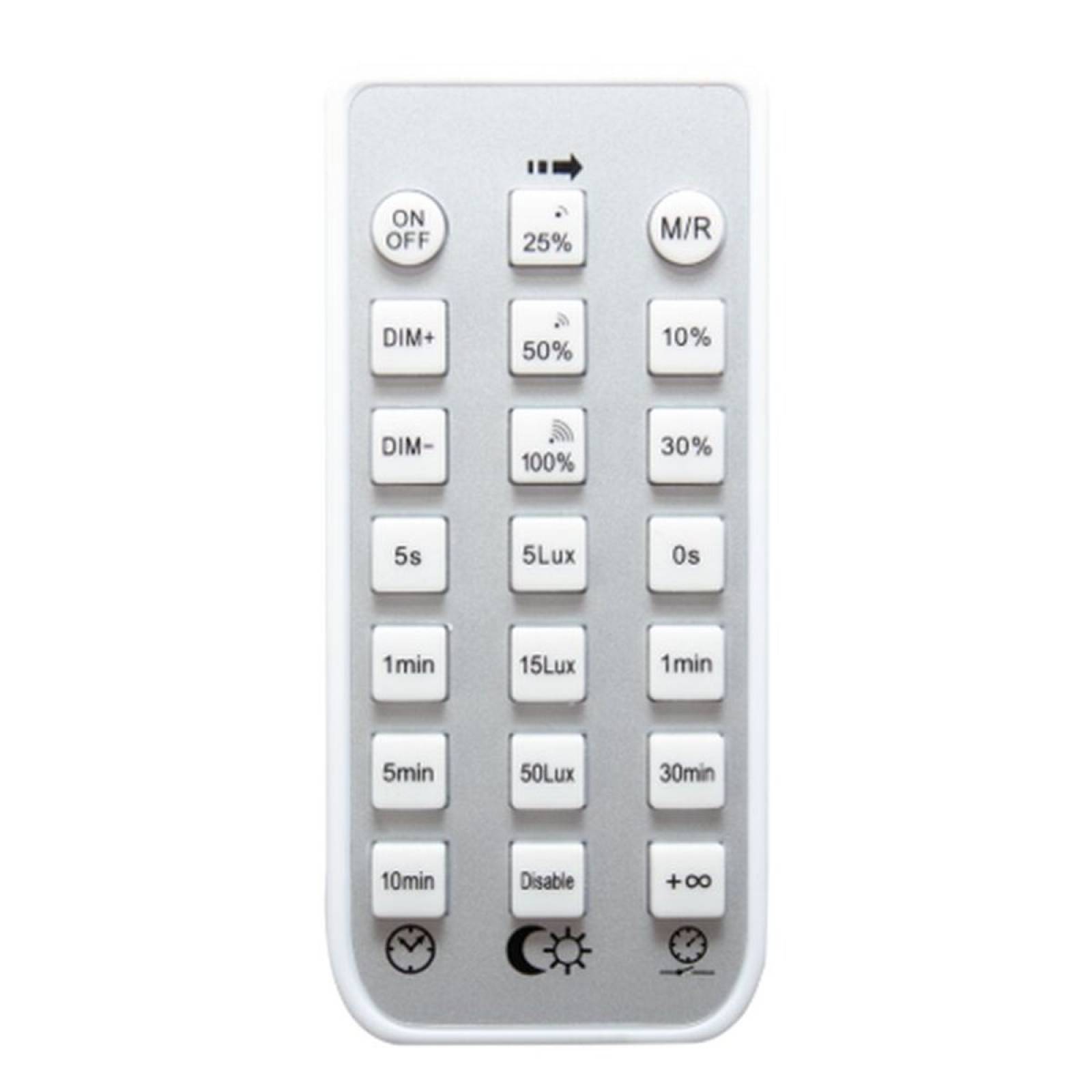 Fernbedienung f�r DOTLUX LED-Feuchtraumleuchte MISTRALsensor IP66 1540mm 39W 4000K gefrostet mit Rad