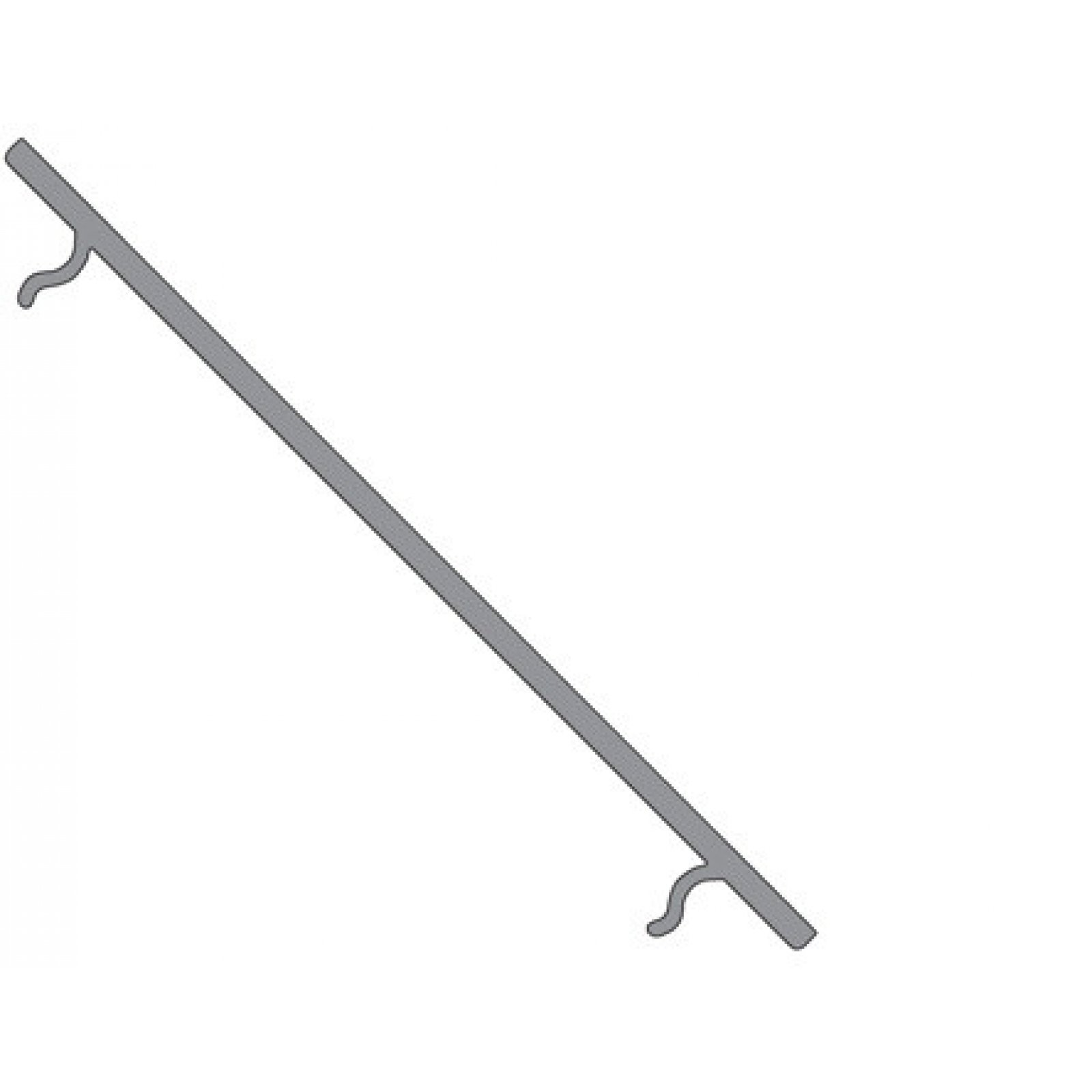 Flache Abdeckung P-05-25, 3m, milchig 40% Transmission
