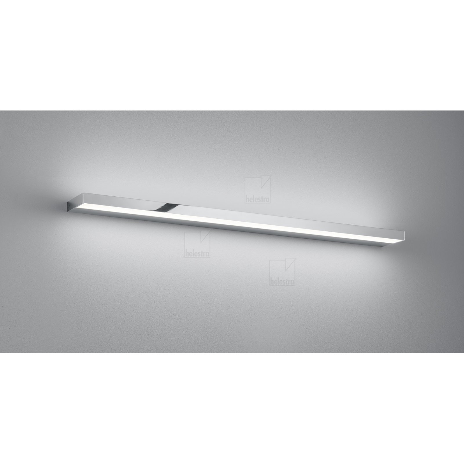 Flache Wandleuchte SLATE 900mm chrom, direkt & indirekt, warmwei�